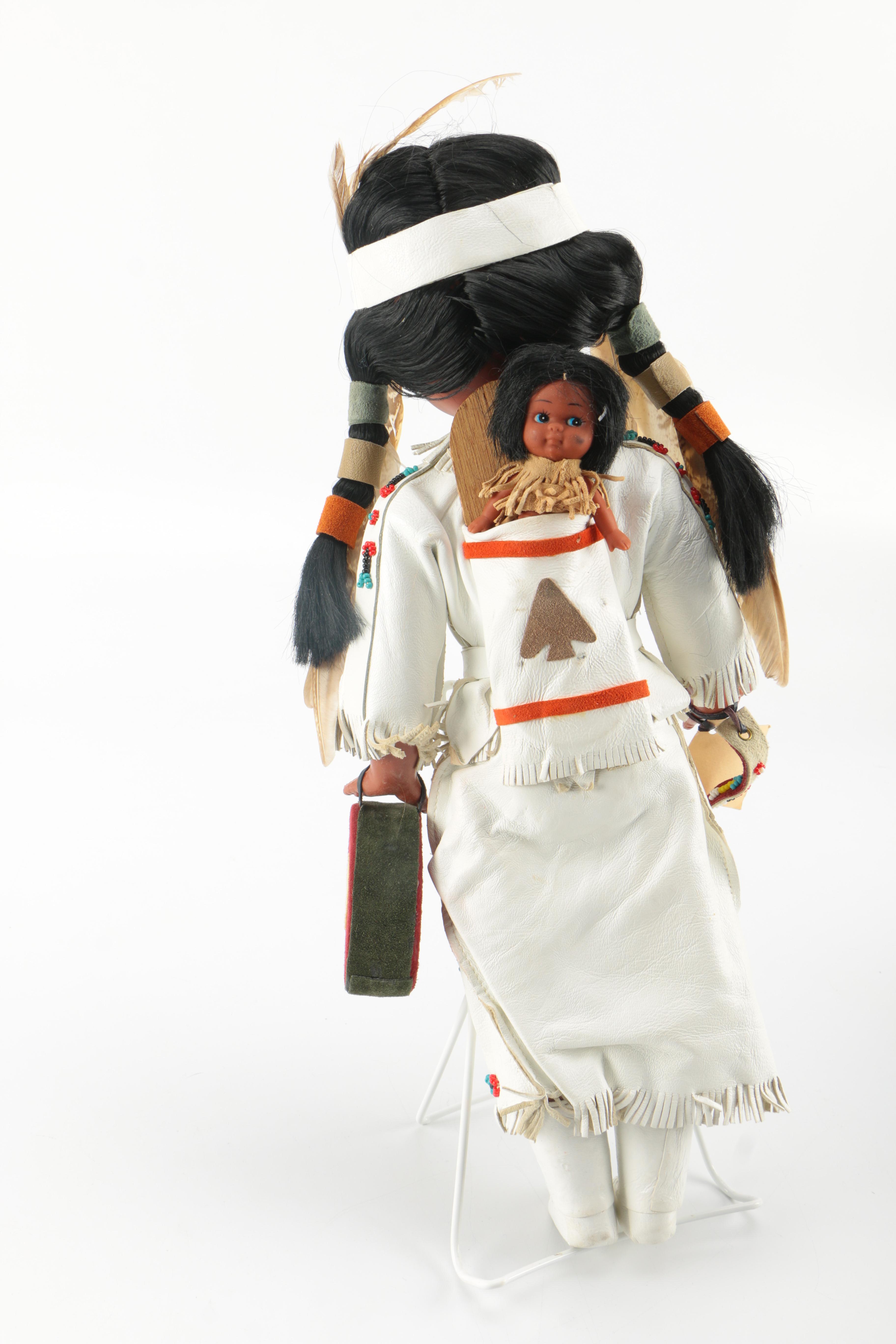 Carlson Dolls in Native American Costume