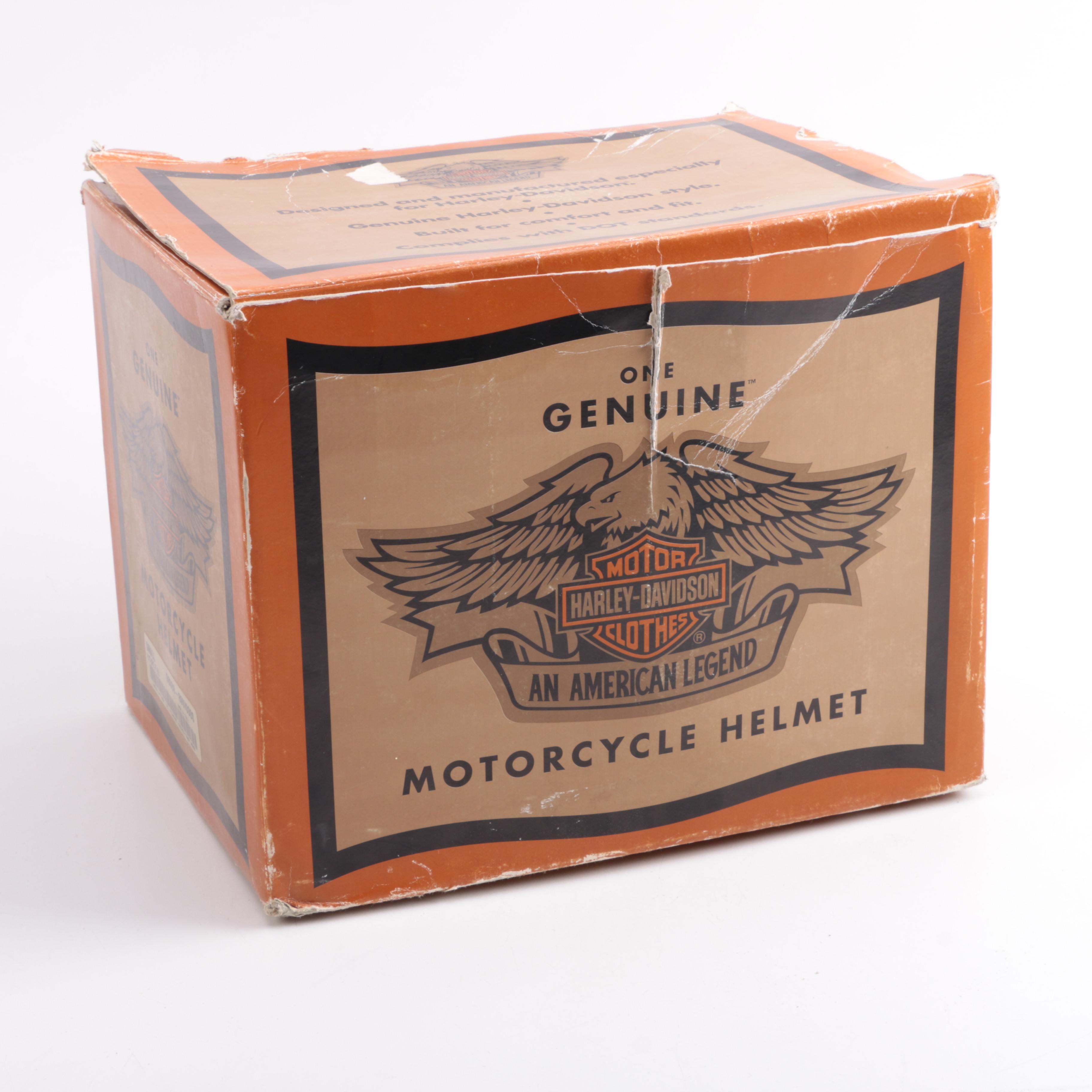 Bell Harley-Davidson Motorcycle Helmet In Box