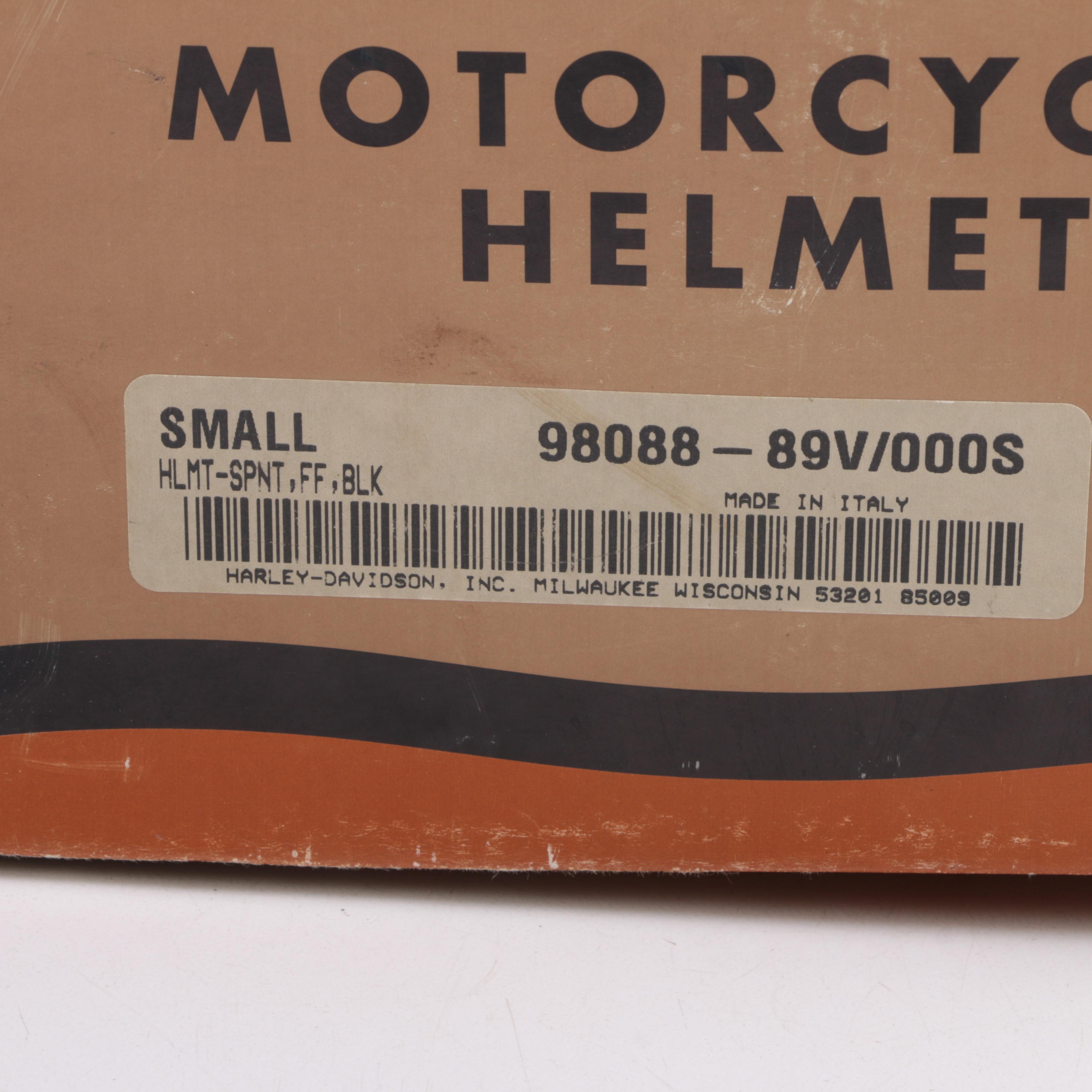 Bell Harley-Davidson Motorcycle Helmet In Box