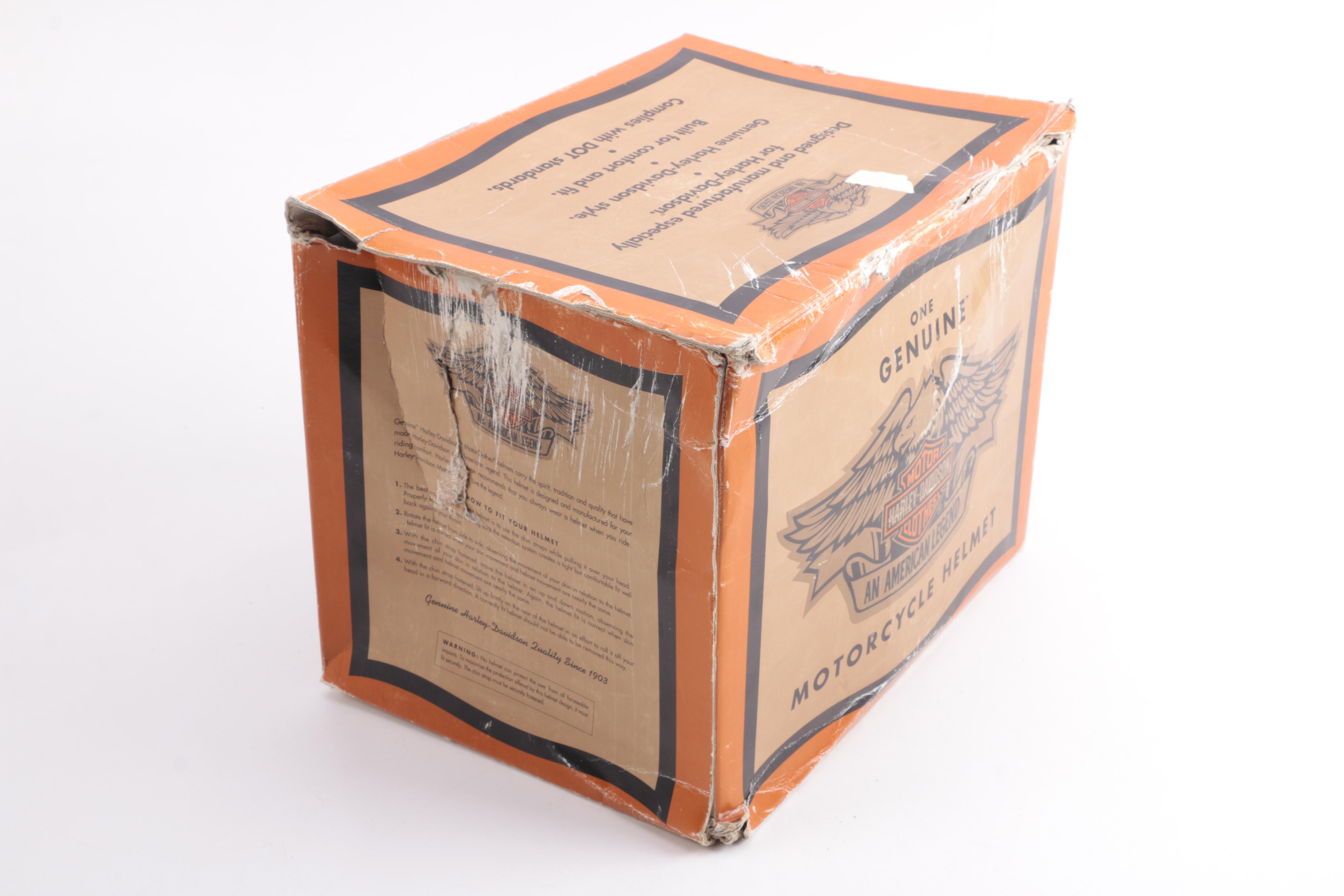 Bell Harley-Davidson Motorcycle Helmet In Box