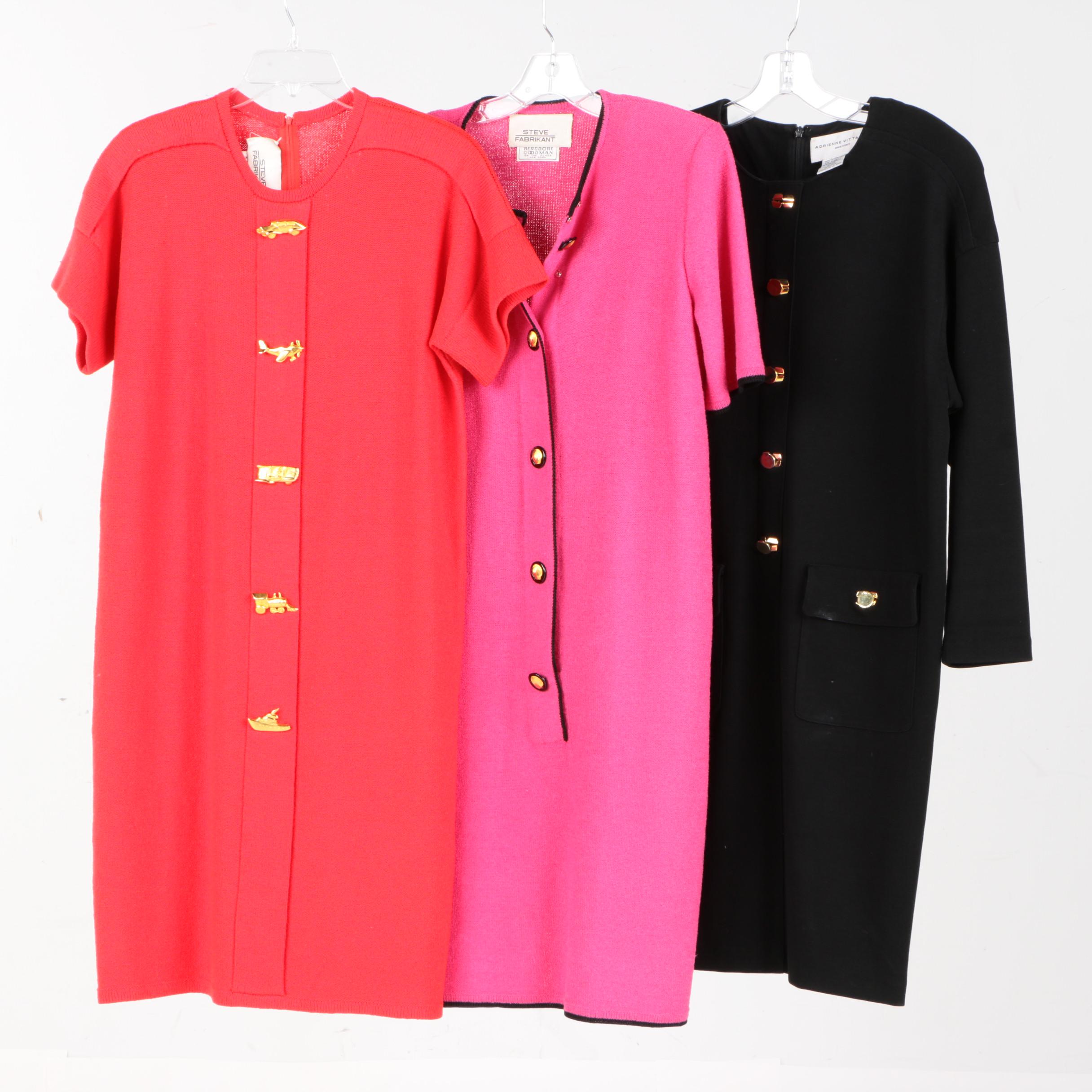 Women's Vintage Knit Dresses Including Steve Fabrikant