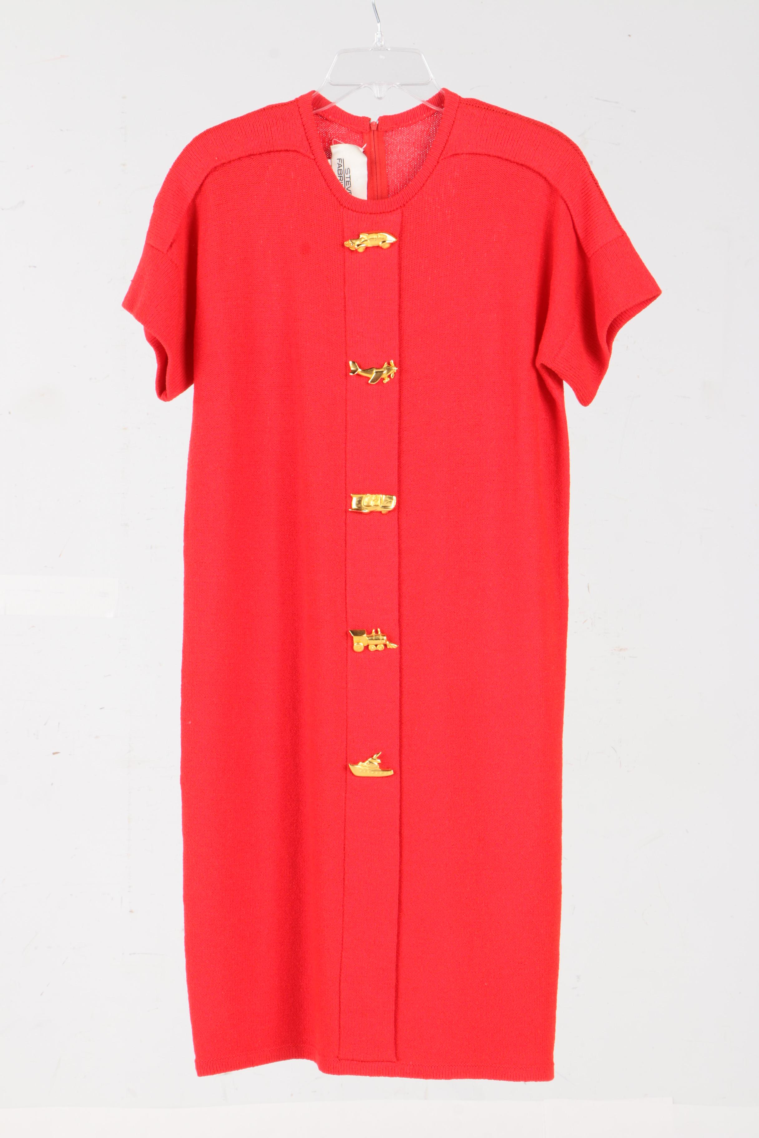 Women's Vintage Knit Dresses Including Steve Fabrikant