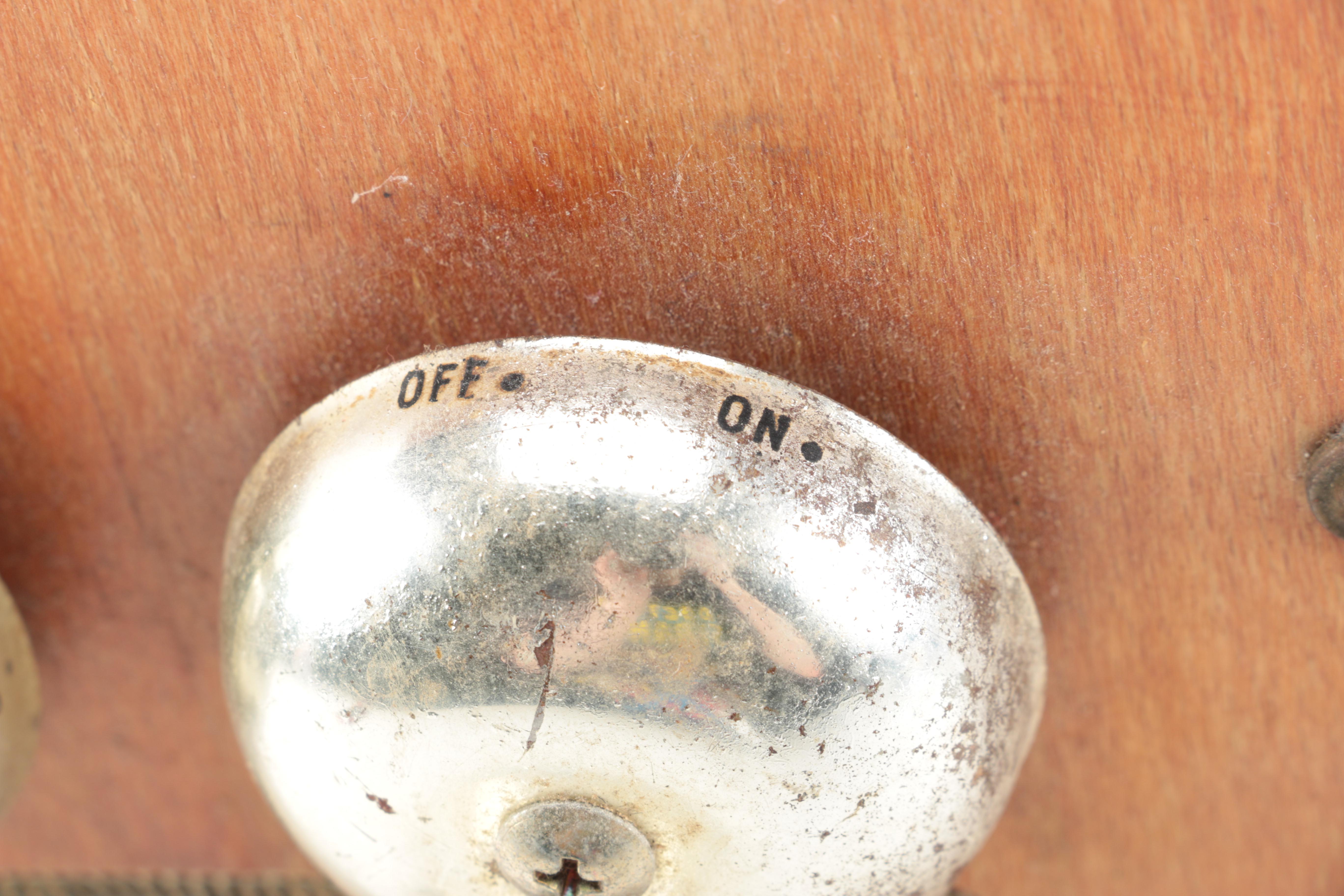 Two Vintage Wooden Radios Including Emerson