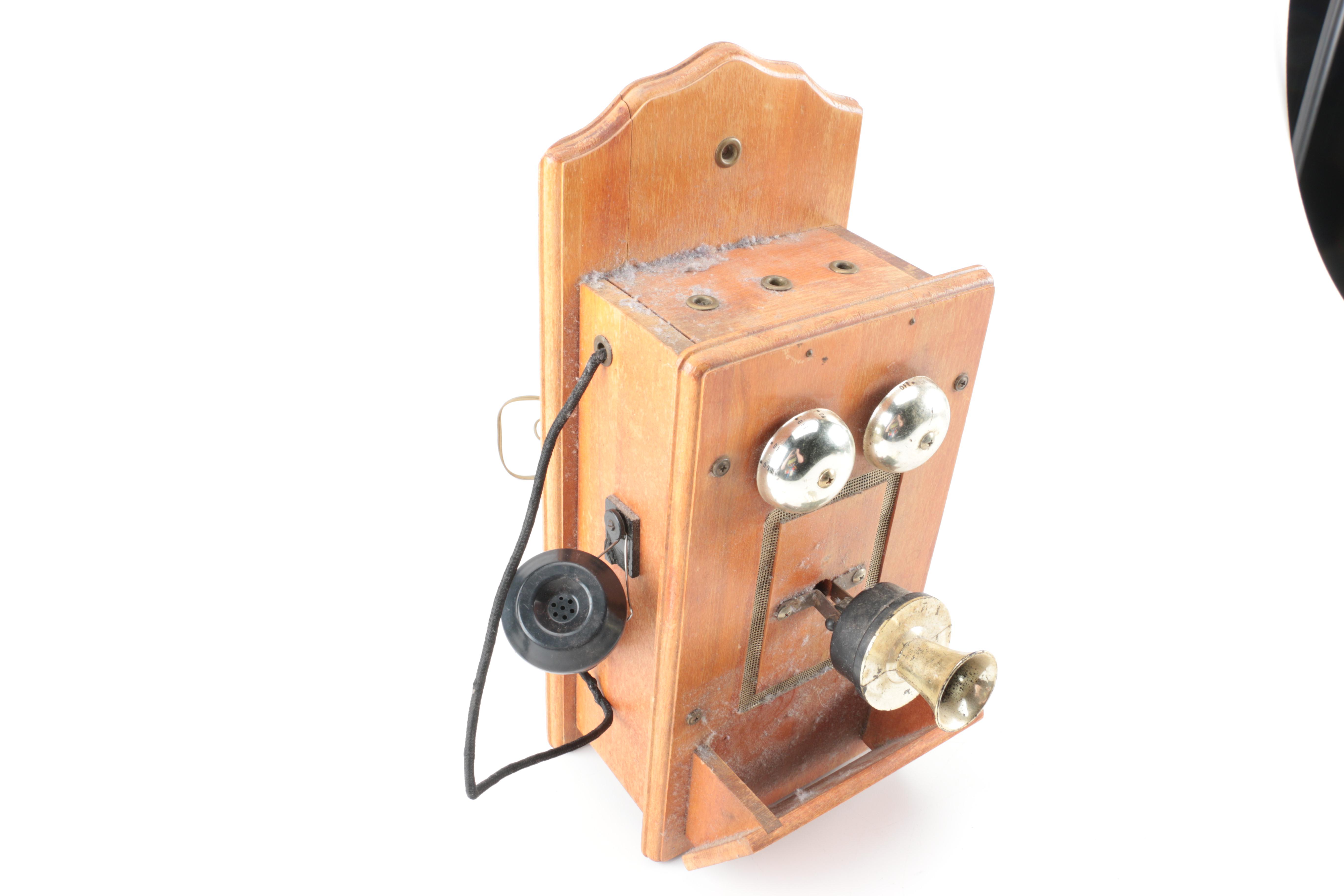 Two Vintage Wooden Radios Including Emerson