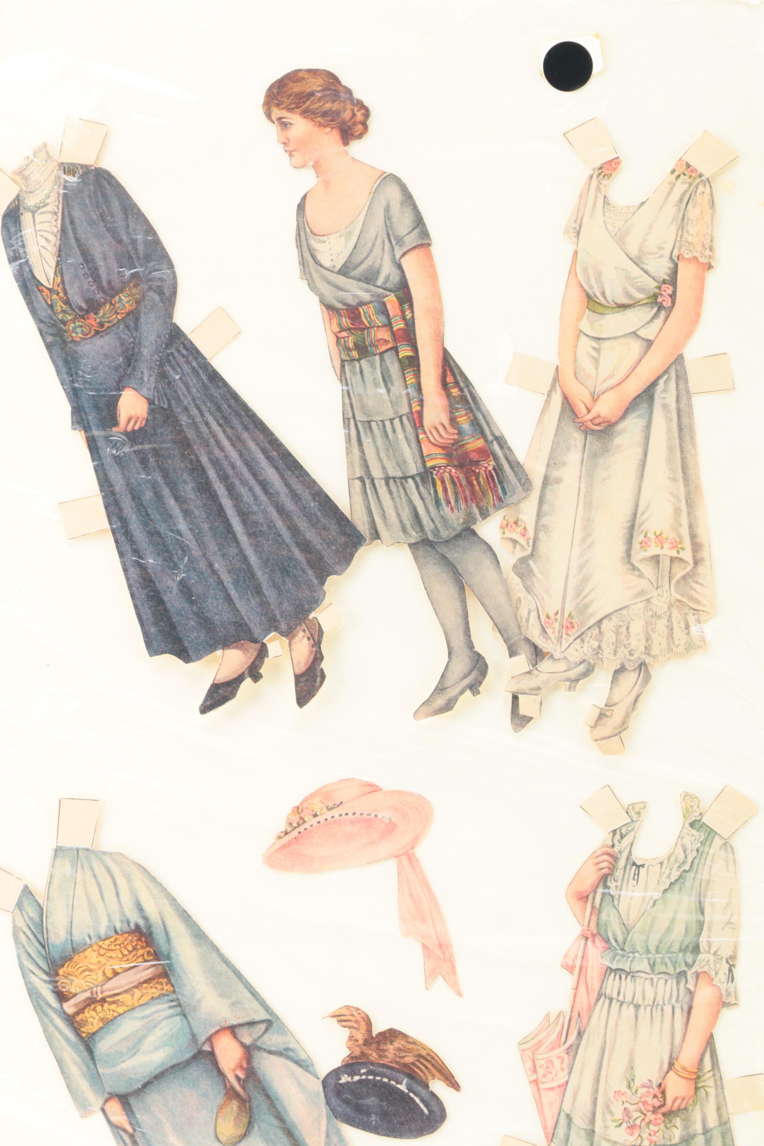 Offset Lithographs of Paper Dolls