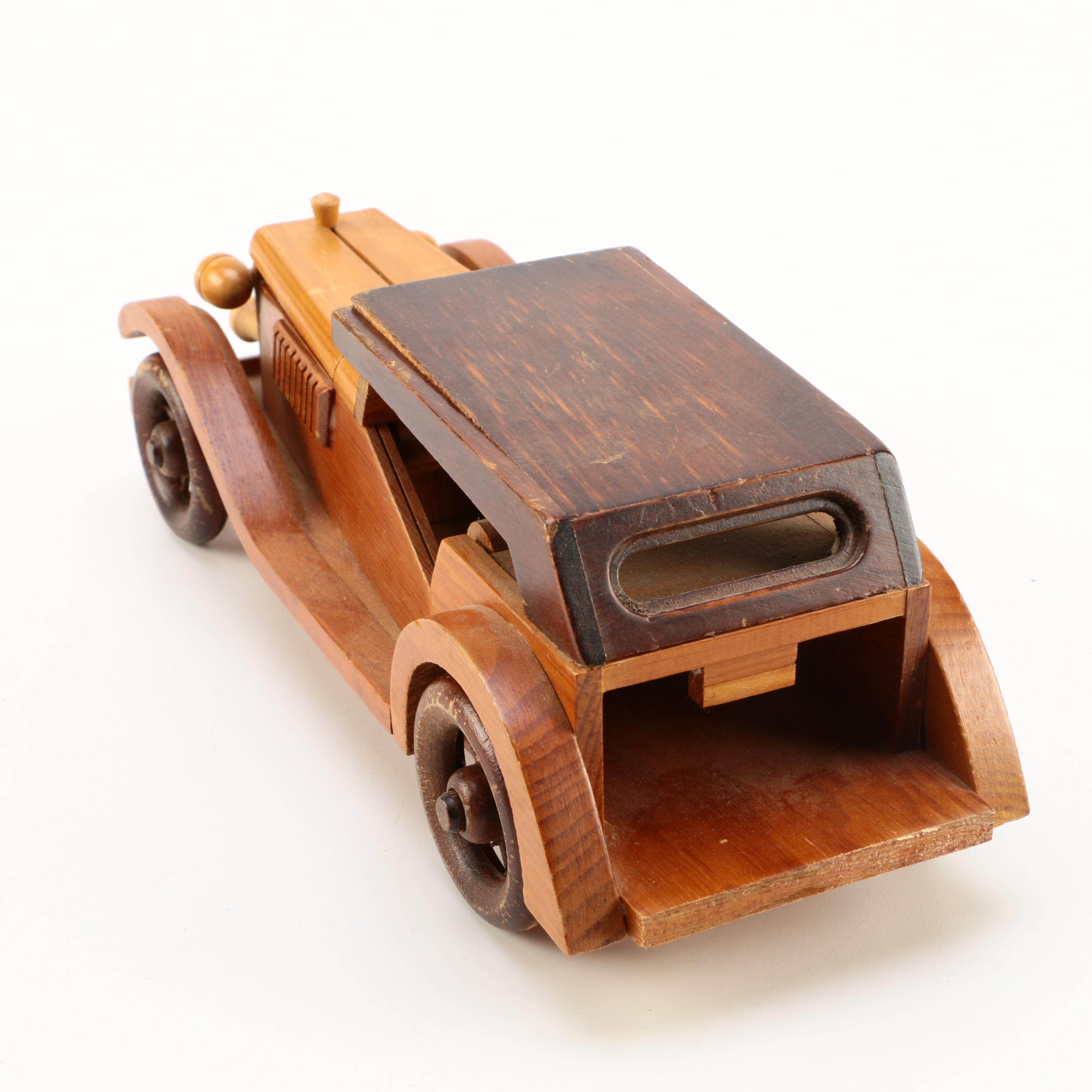 Wooden Vintage Car Replica