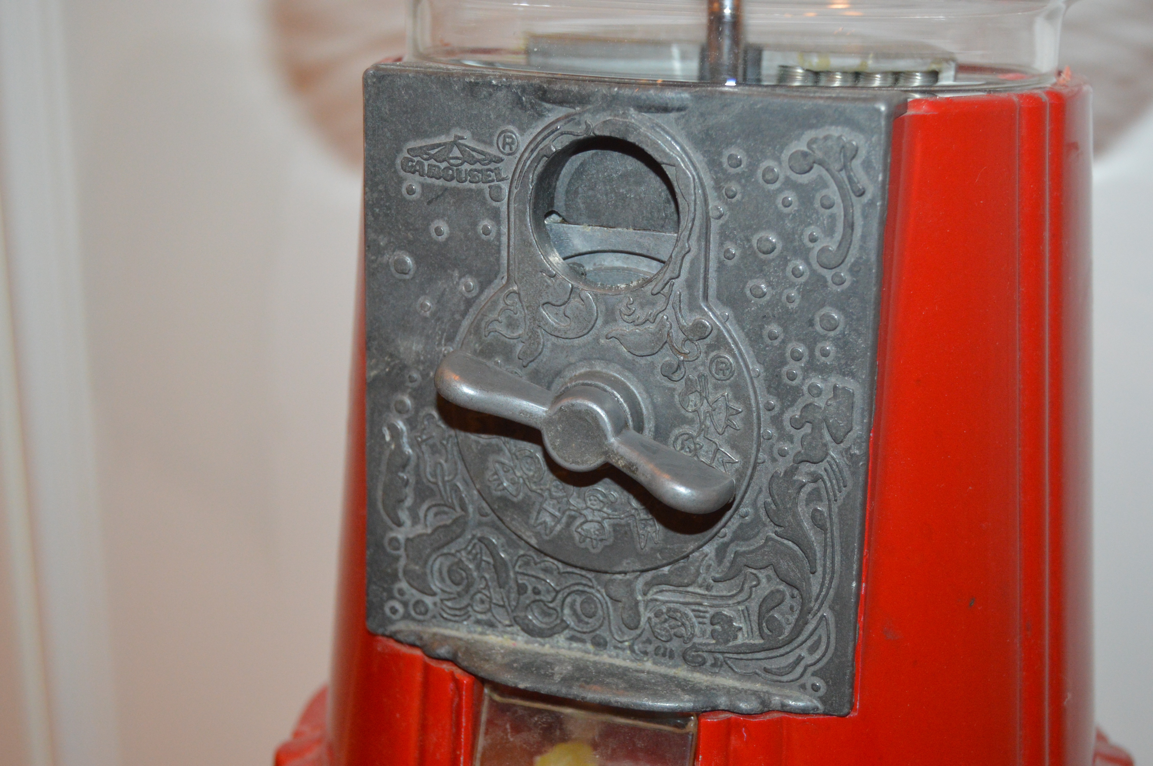 Vintage Carousel Gumball Machine