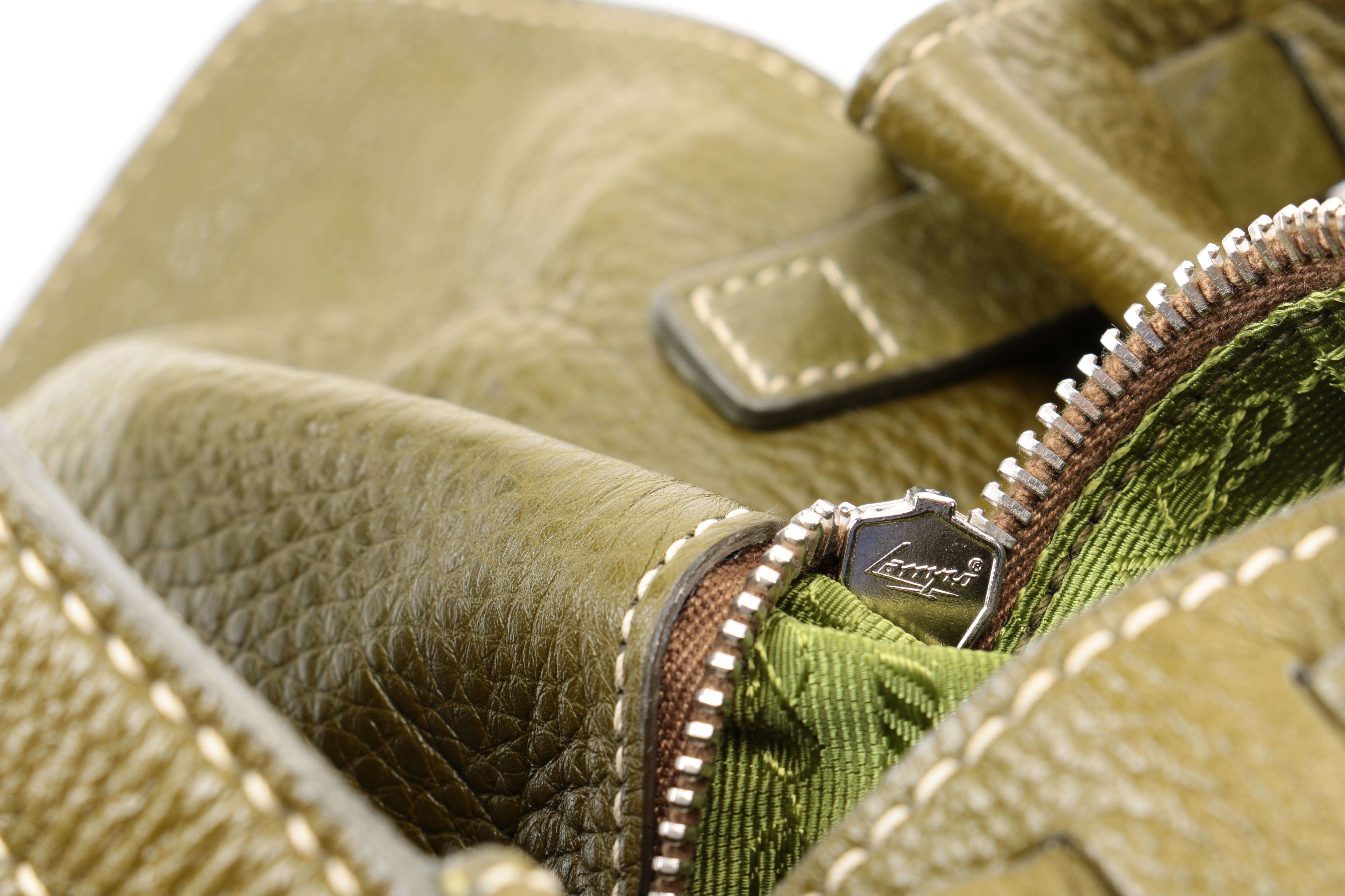 Prada Pebbled Leather Satchel