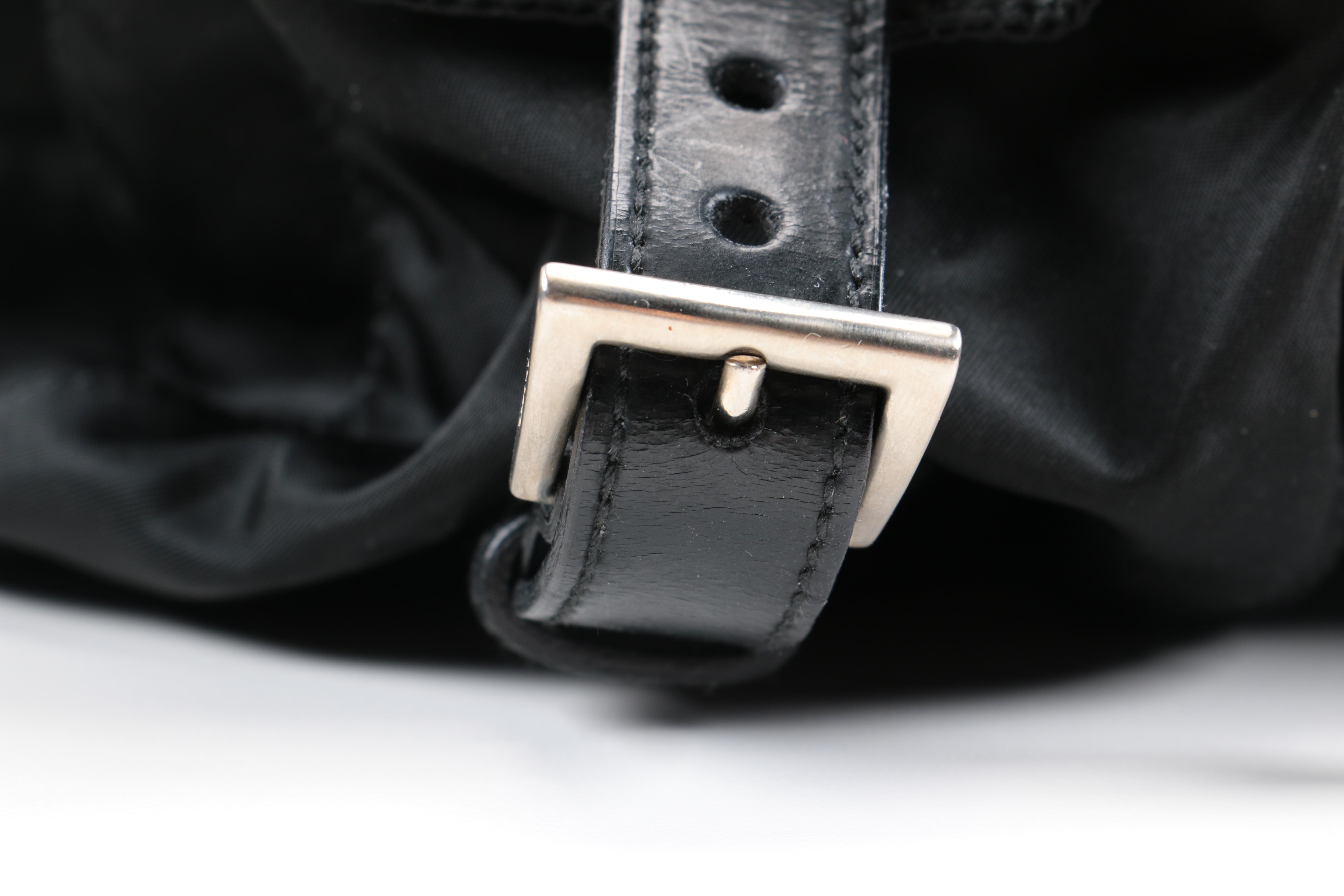 Prada Black Nylon Backpack