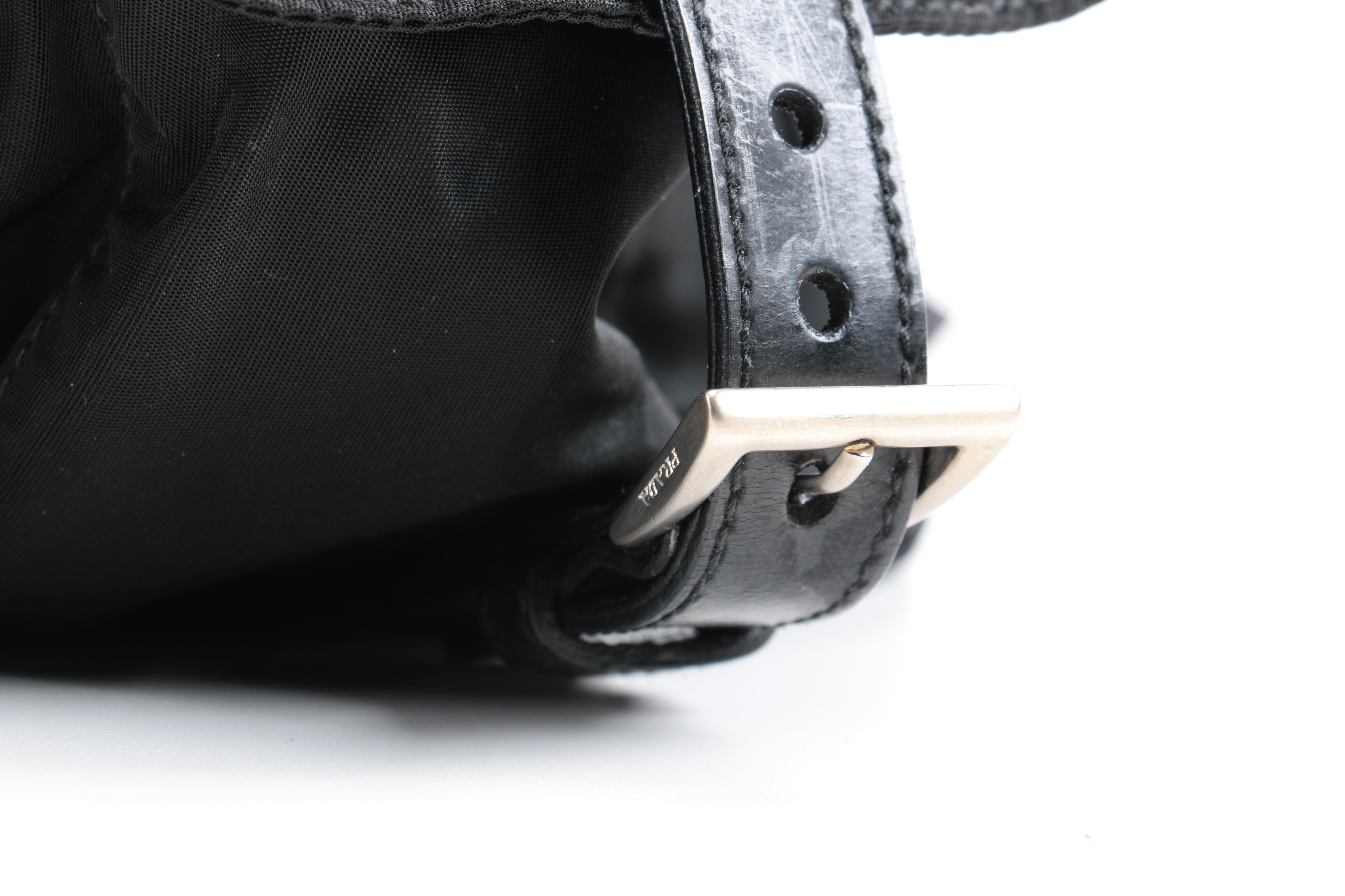 Prada Black Nylon Backpack