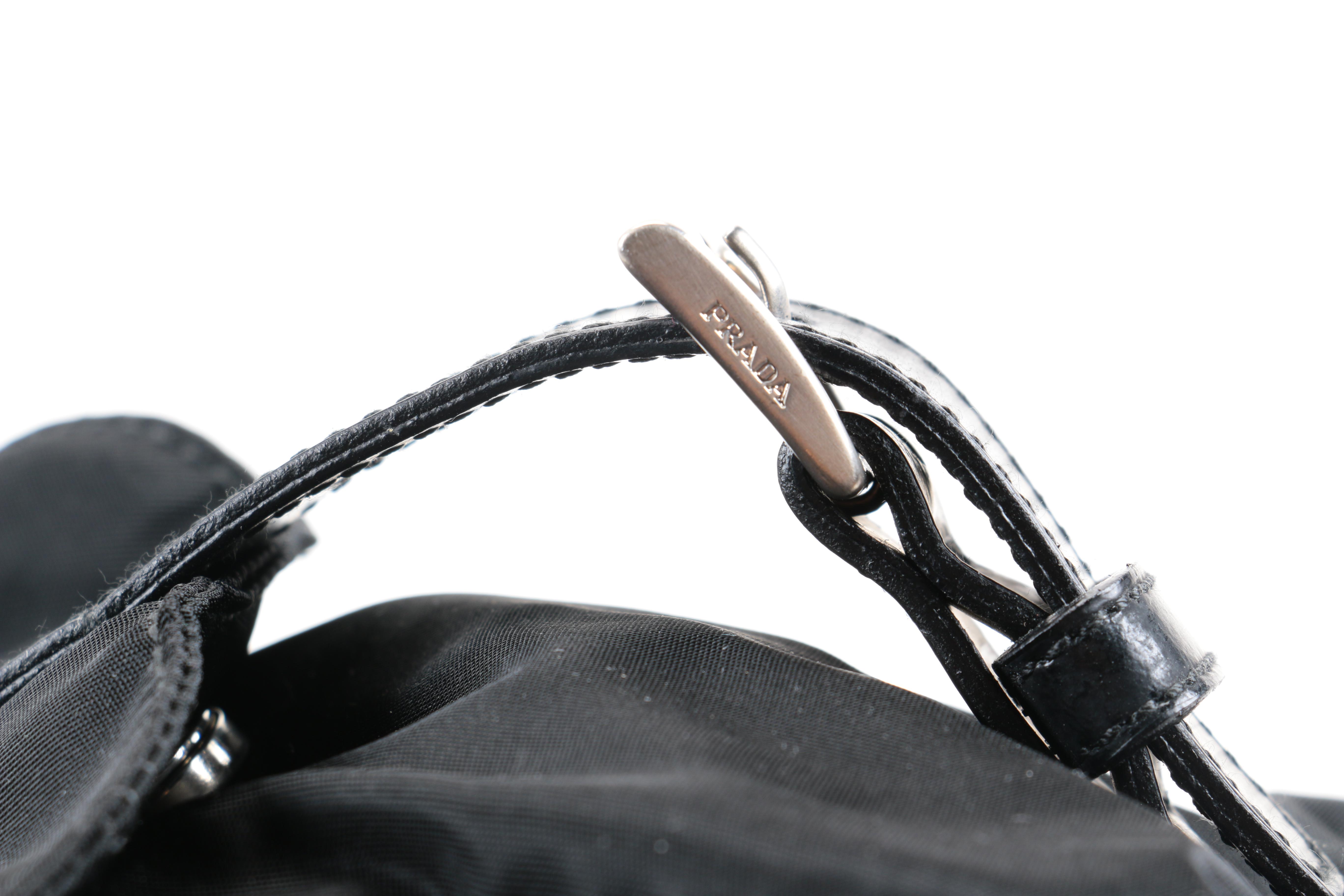 Prada Black Nylon Backpack