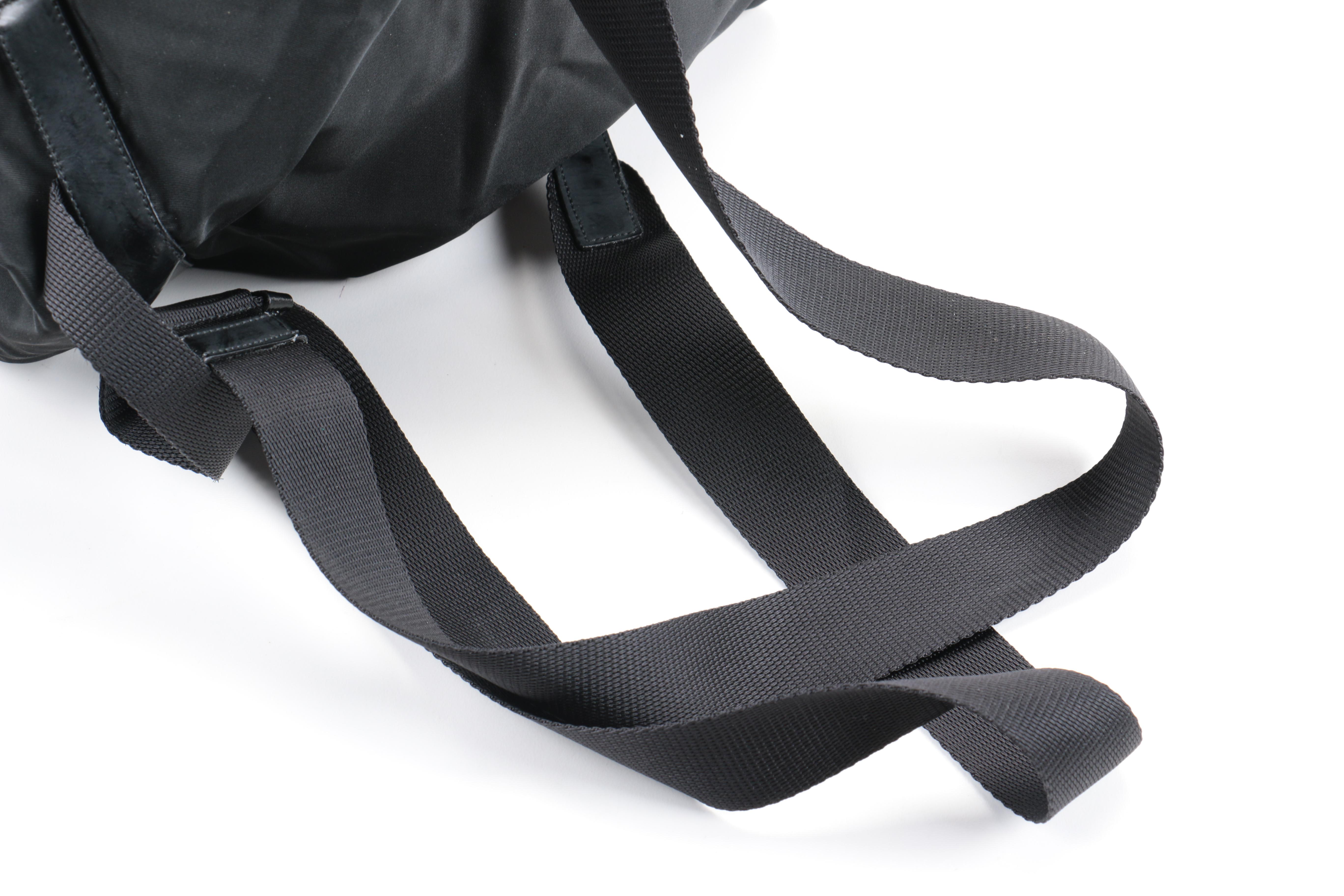 Prada Black Nylon Backpack
