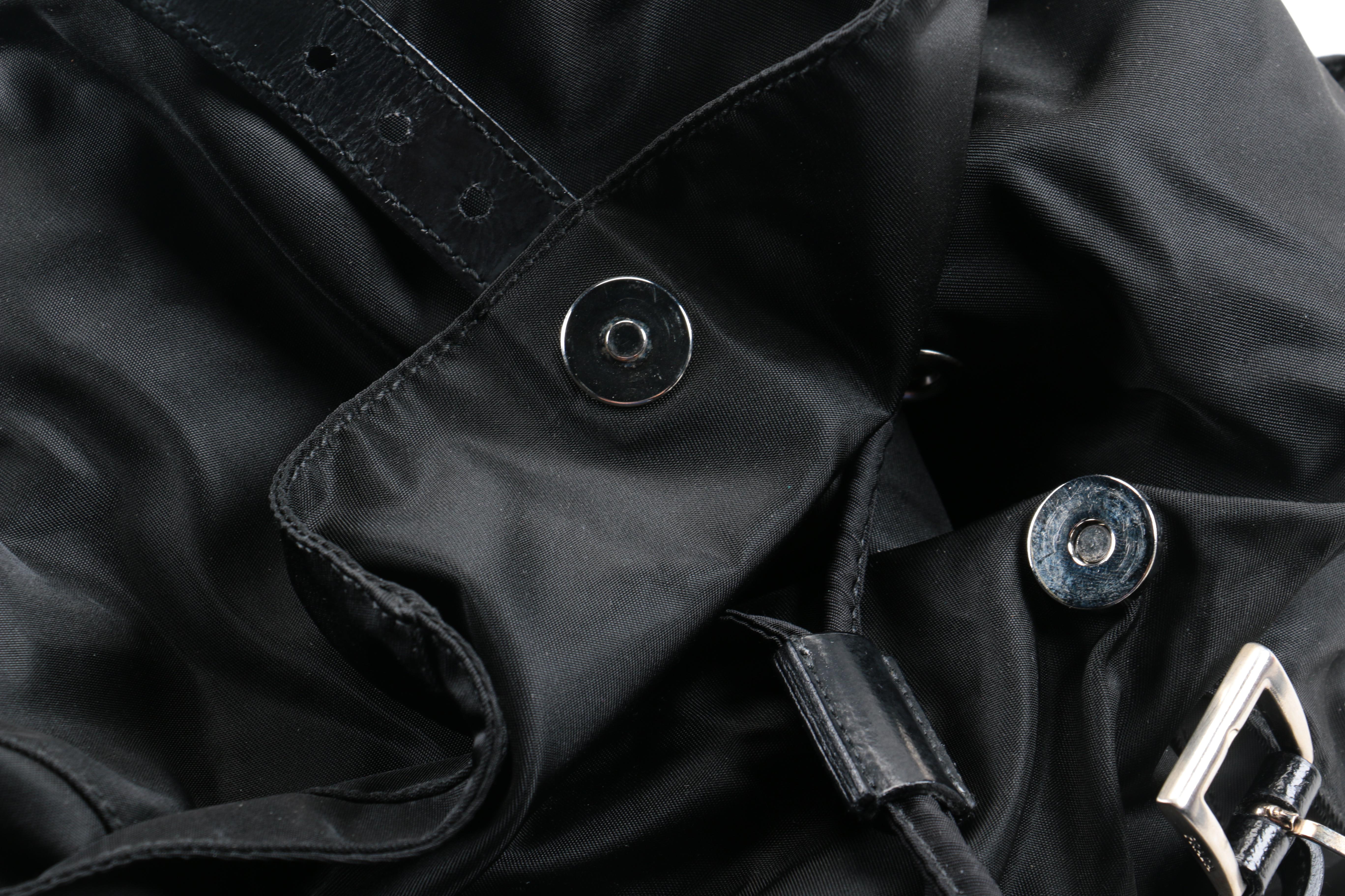 Prada Black Nylon Backpack