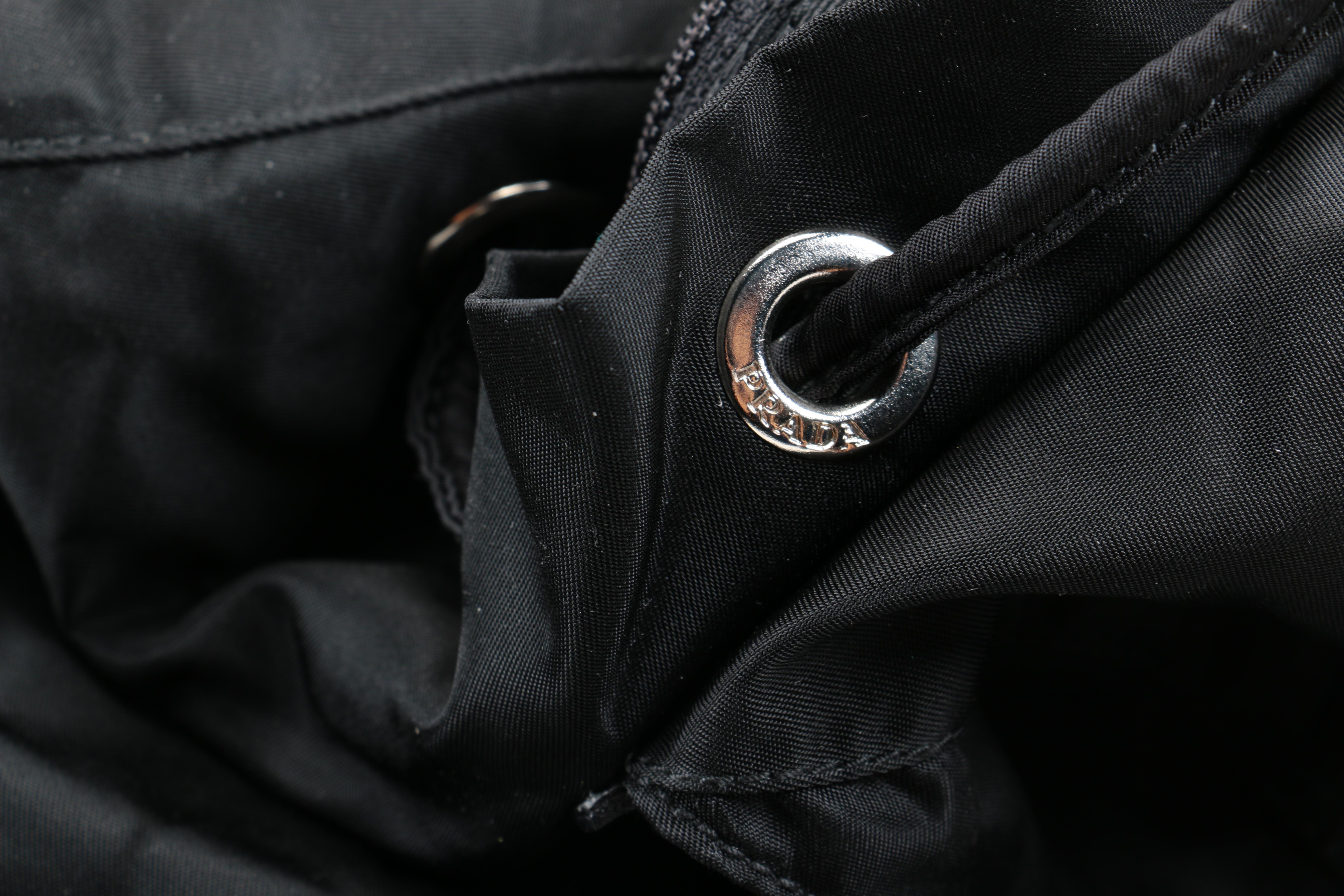 Prada Black Nylon Backpack