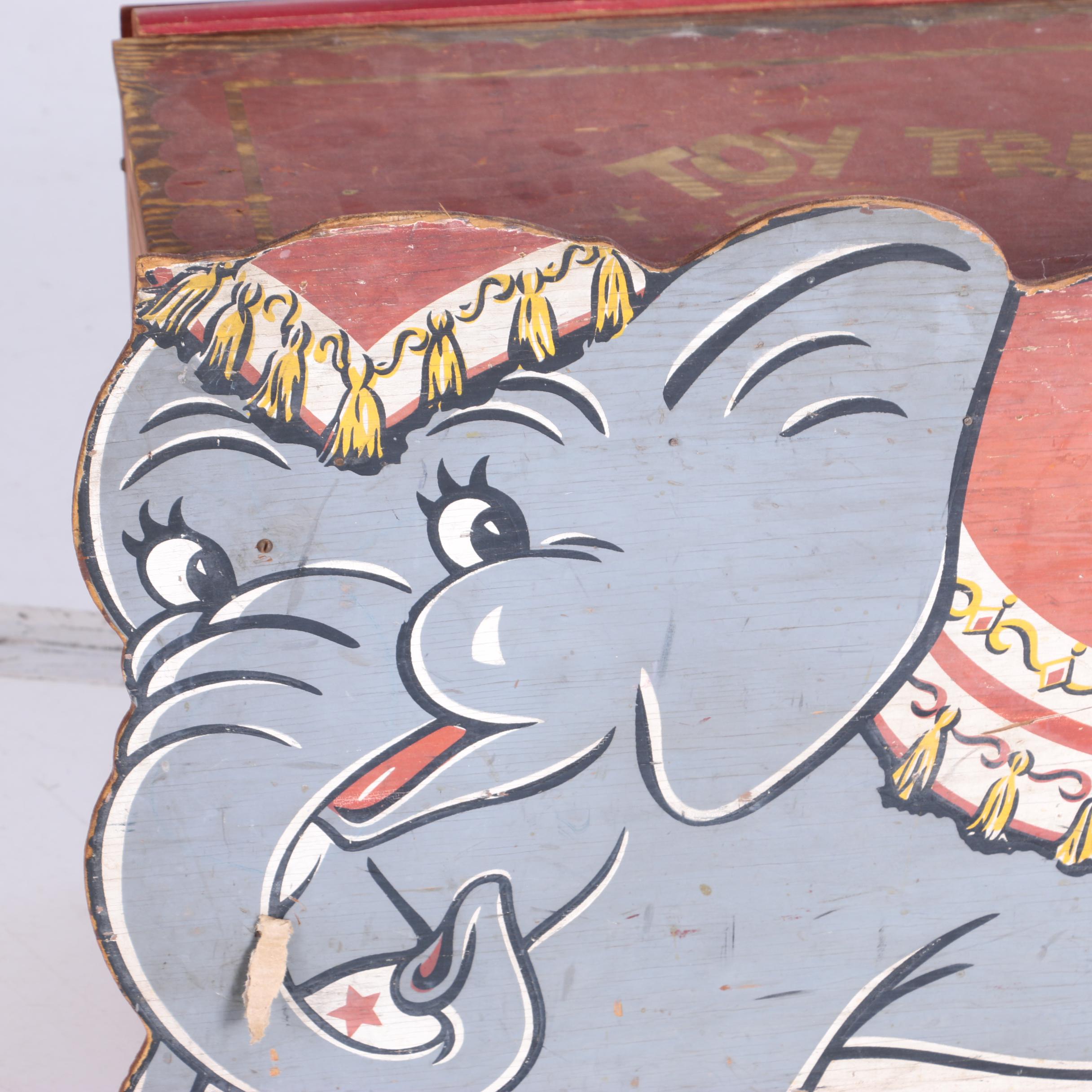 Vintage Elephant Toy Trunk