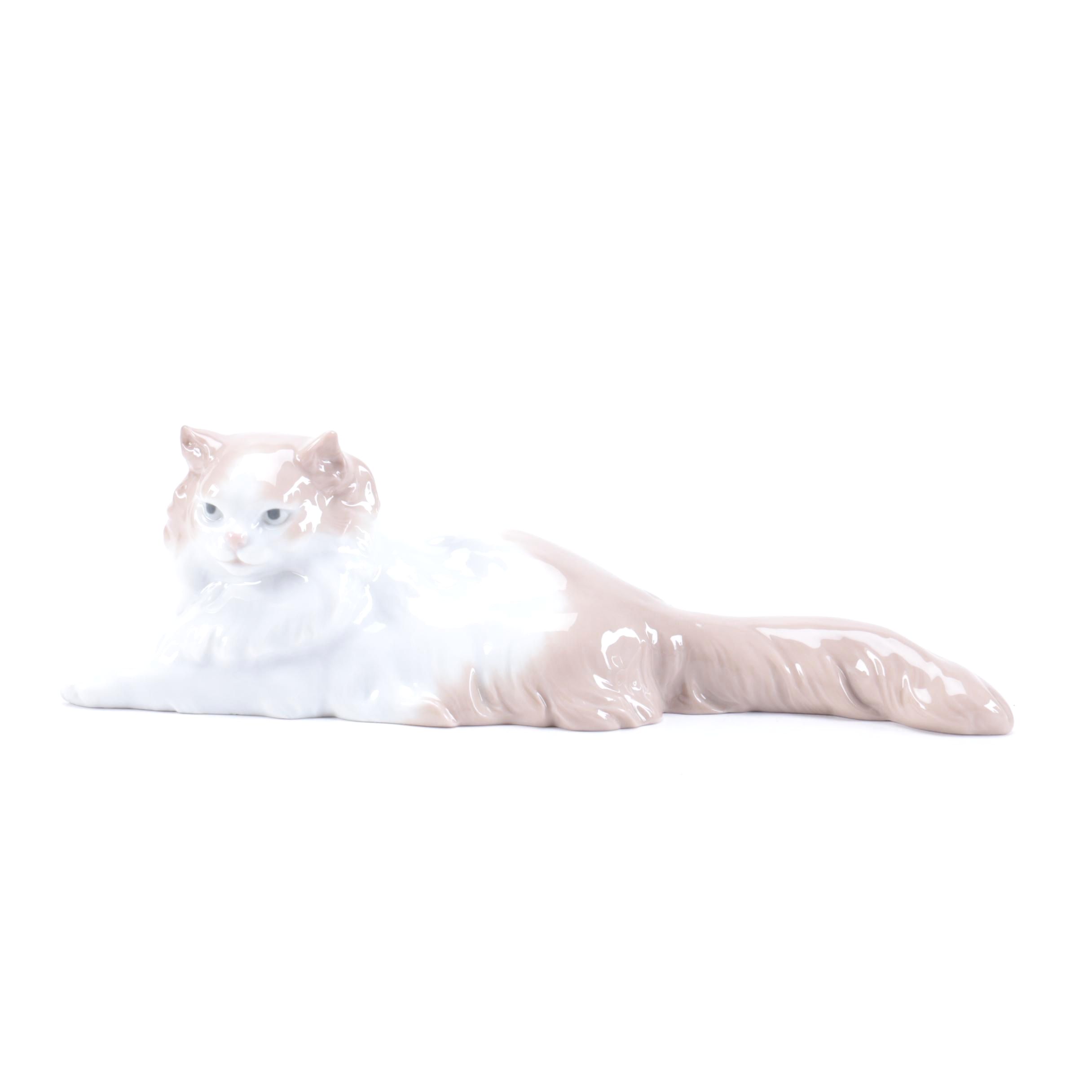 NAO "Angora Cat" Figurine