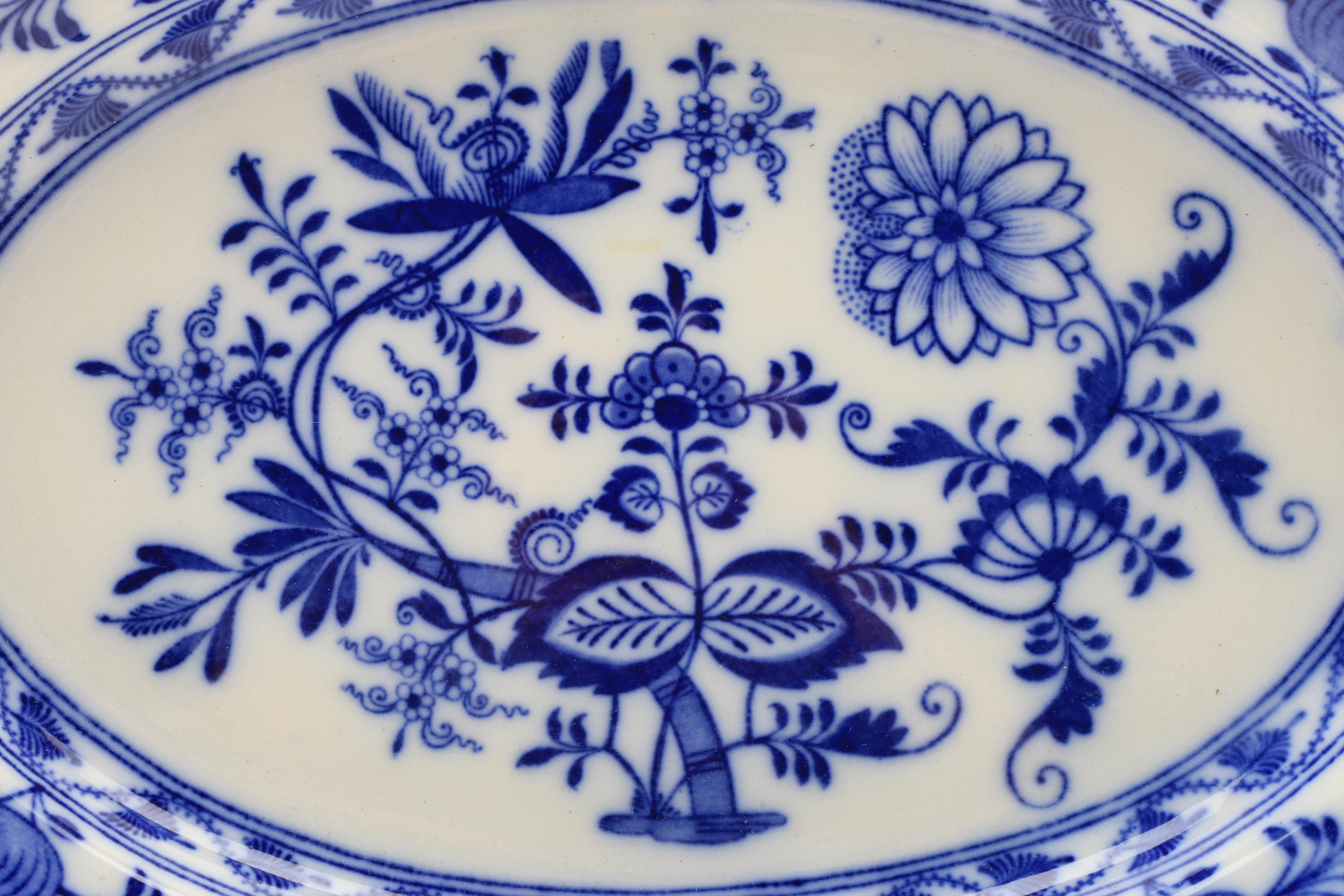 "Meissen" England Ceramic Platter and German Porcelain Vases