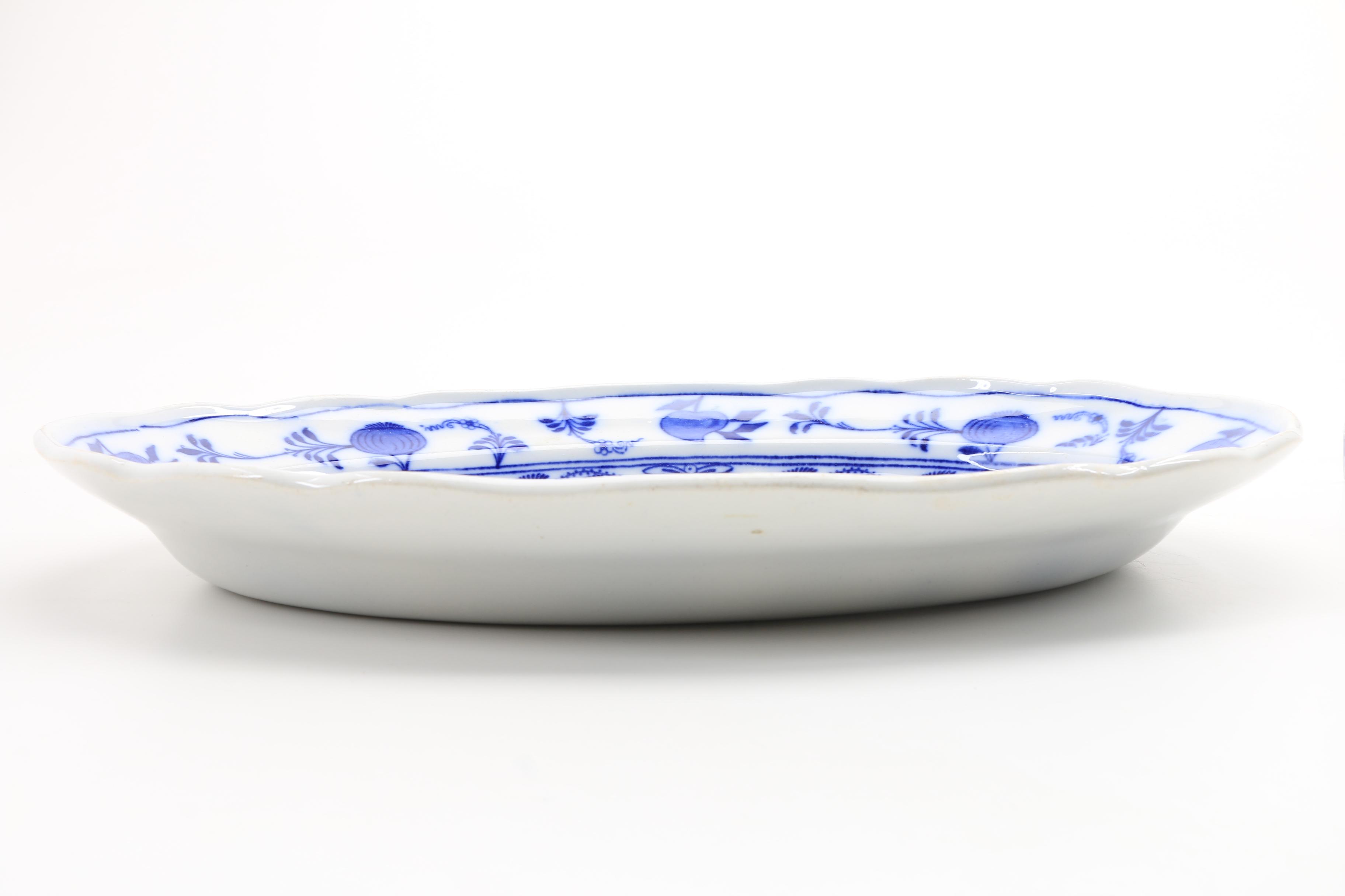 "Meissen" England Ceramic Platter and German Porcelain Vases