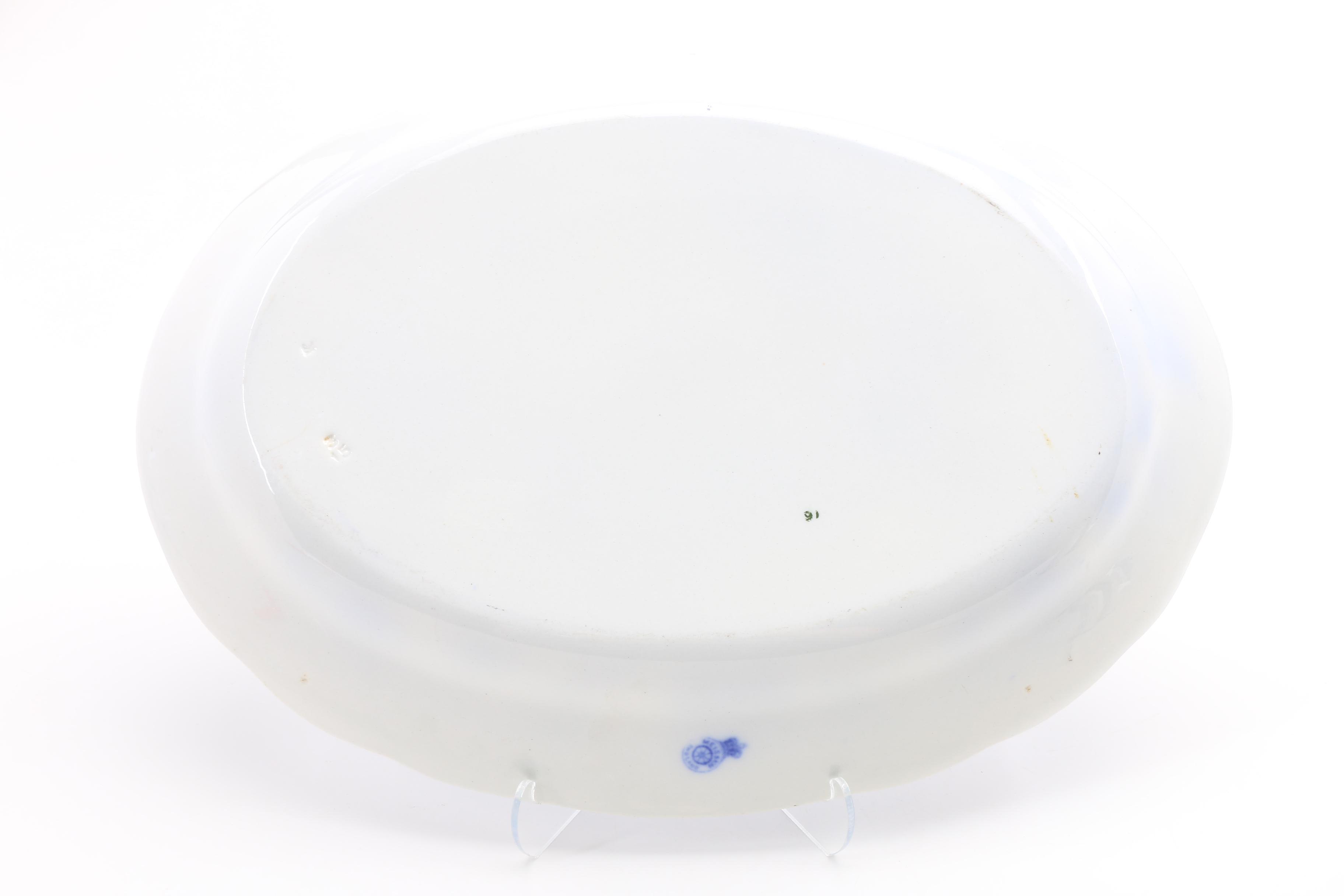 "Meissen" England Ceramic Platter and German Porcelain Vases