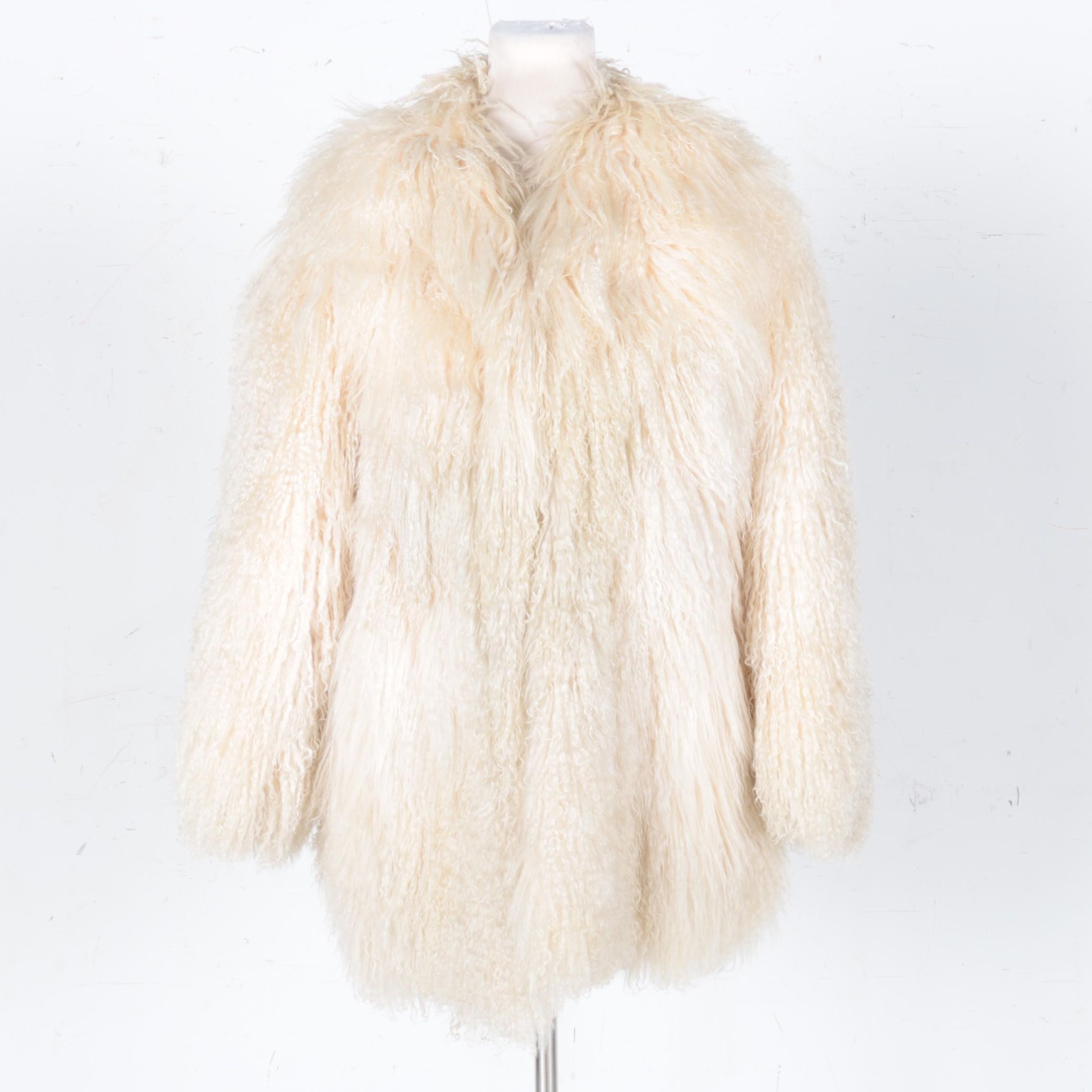 Mongolian Lamb Fur Coat