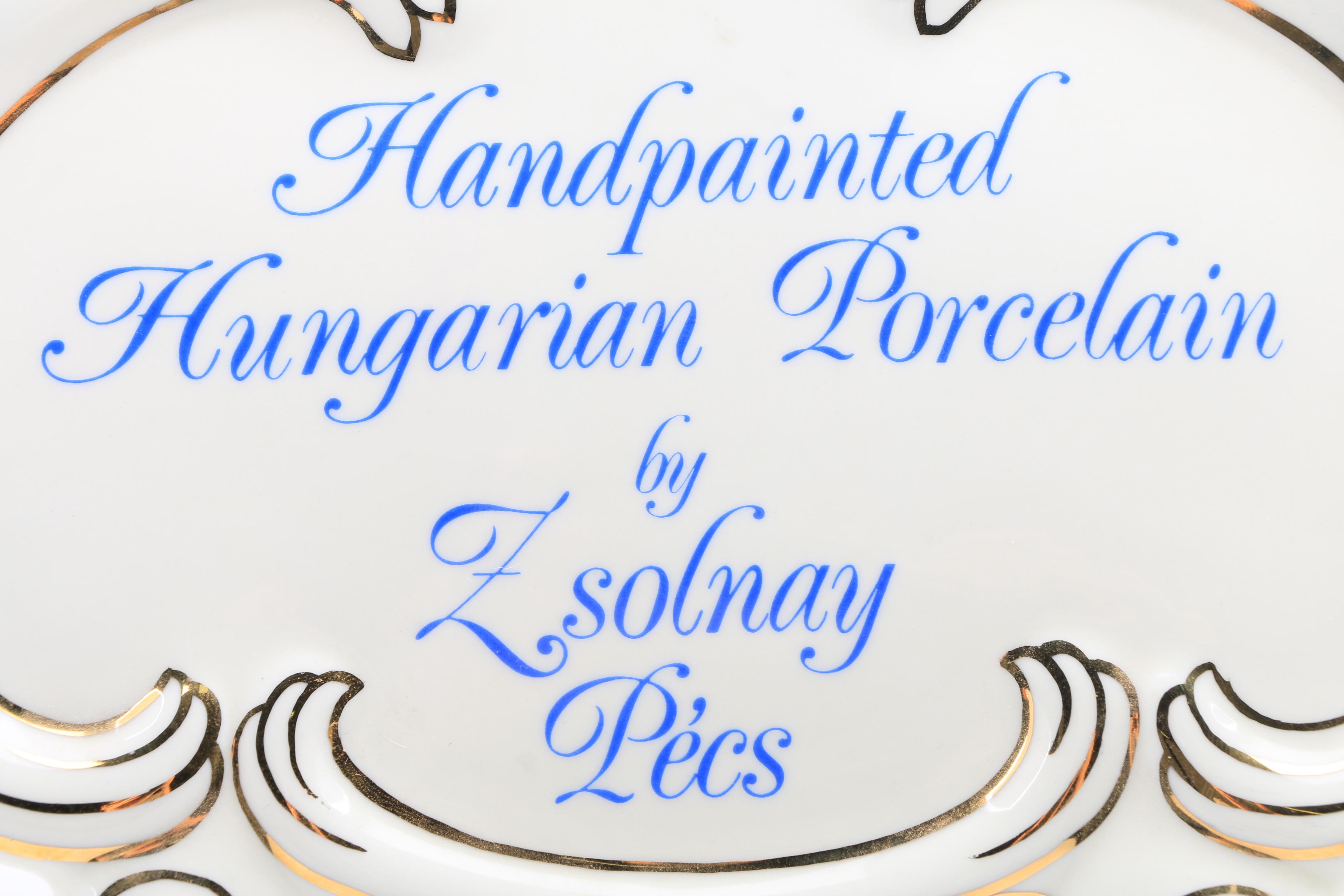 Zsolnay Porcelain Advertising Signs