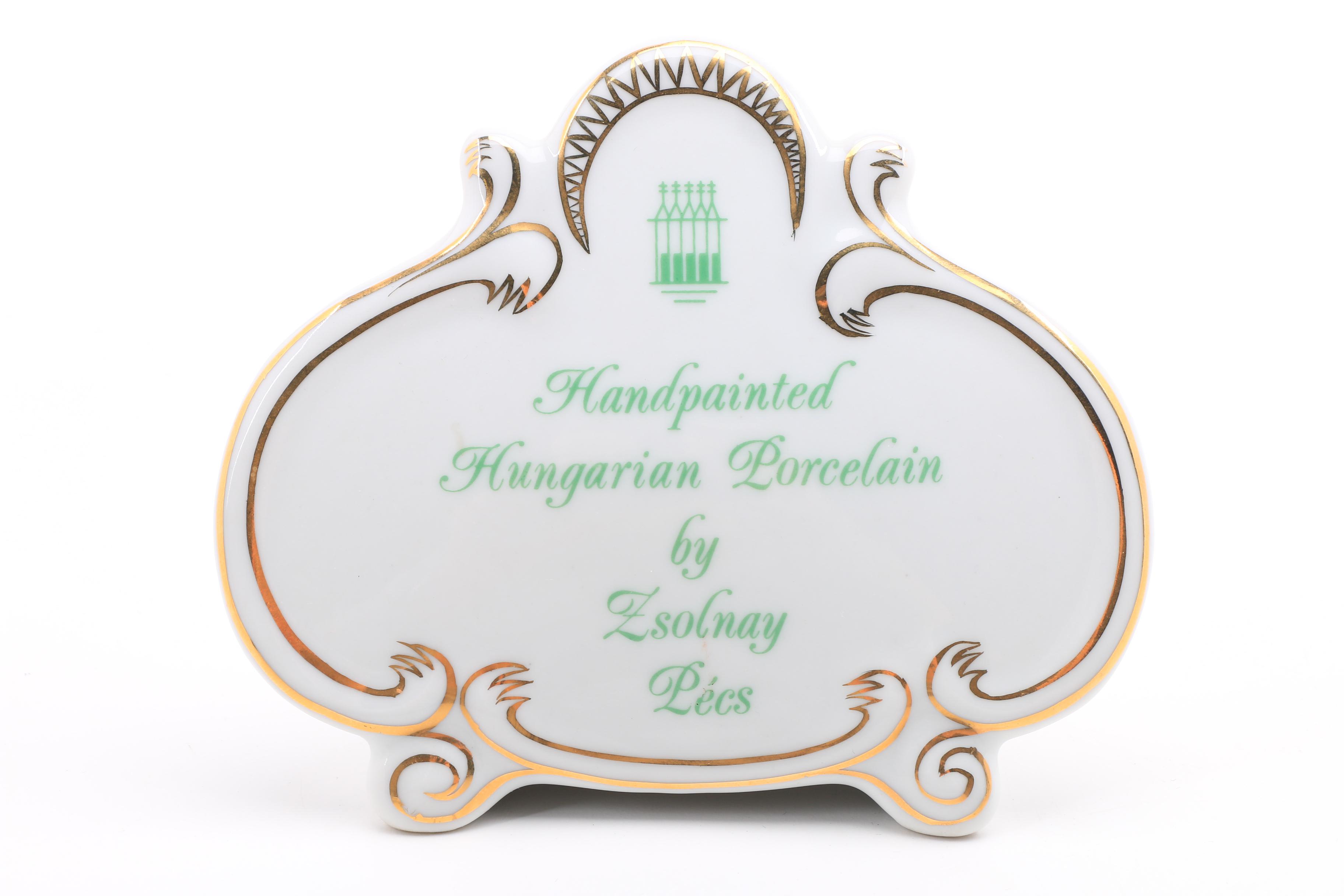 Zsolnay Porcelain Advertising Signs