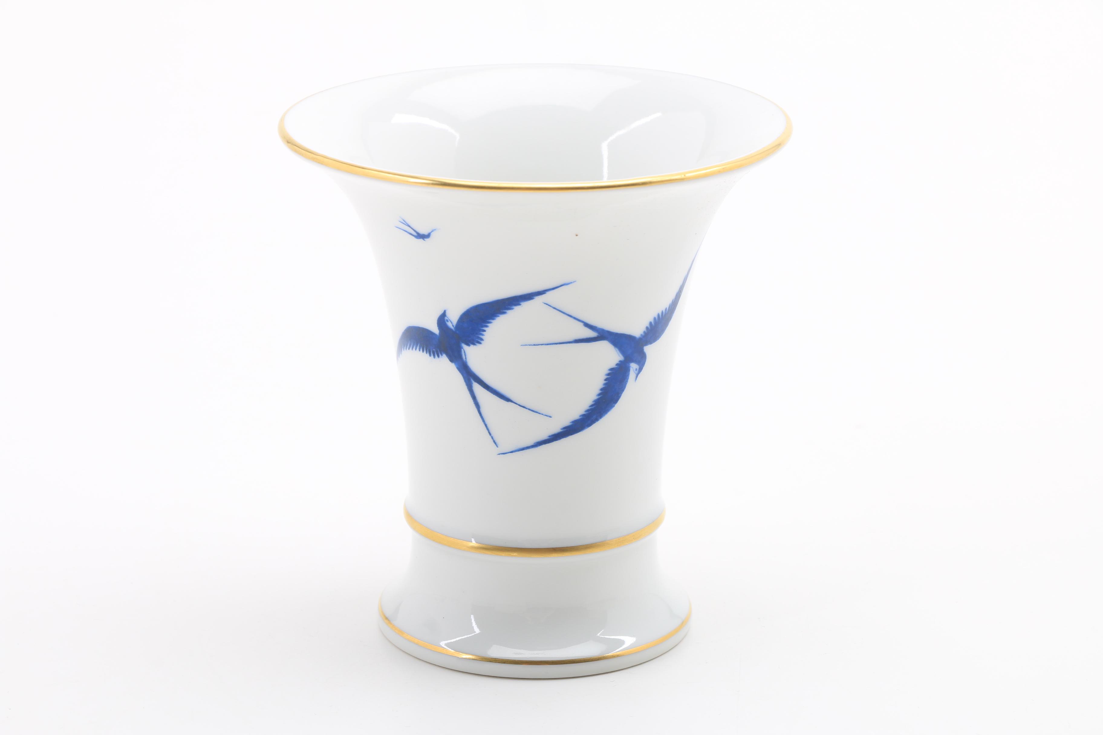 Herend 'Malev Hungarian Airlines" Demitasse Cups, Vase, Trinket Box and More