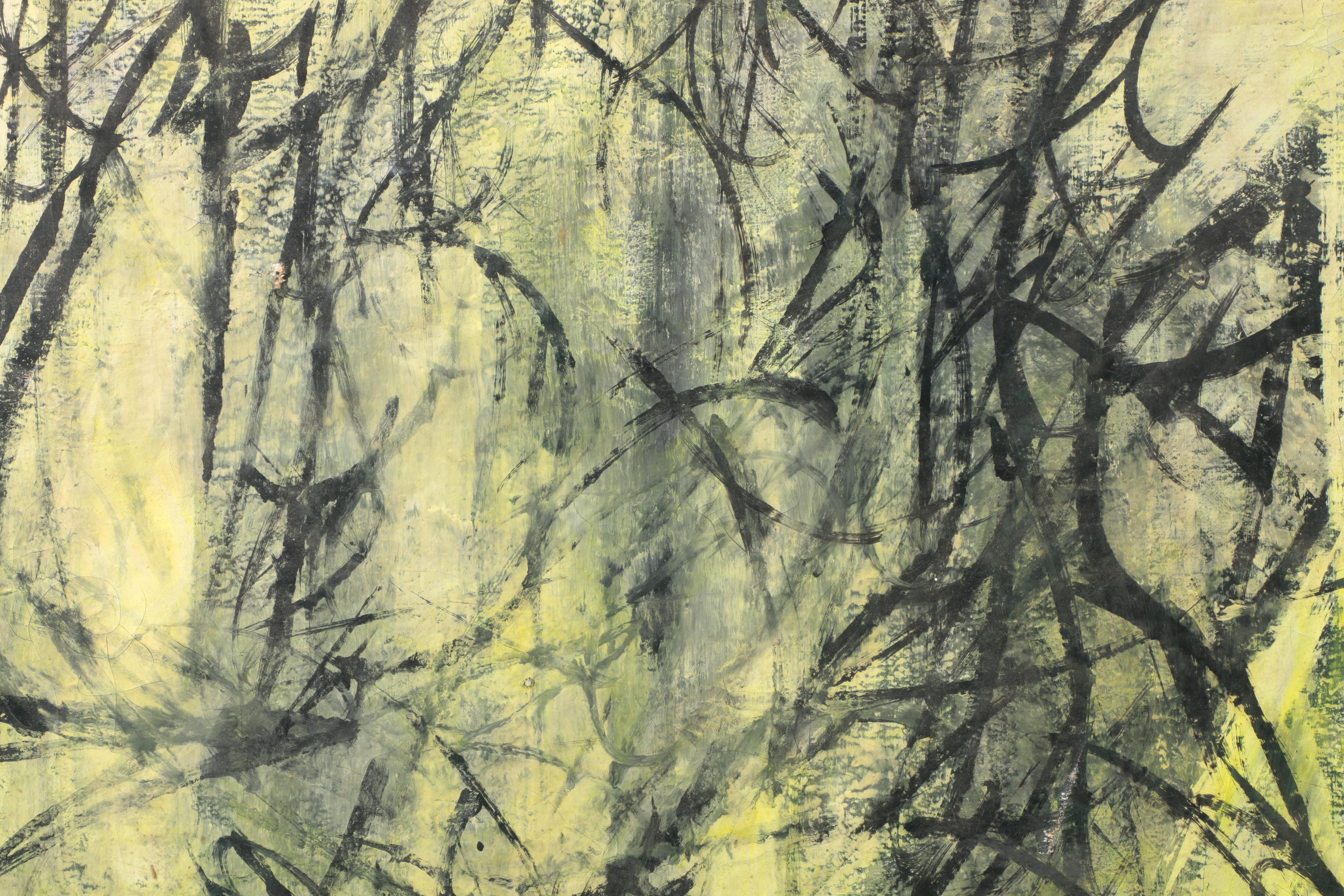 Abstract Oil Painting on Canvas