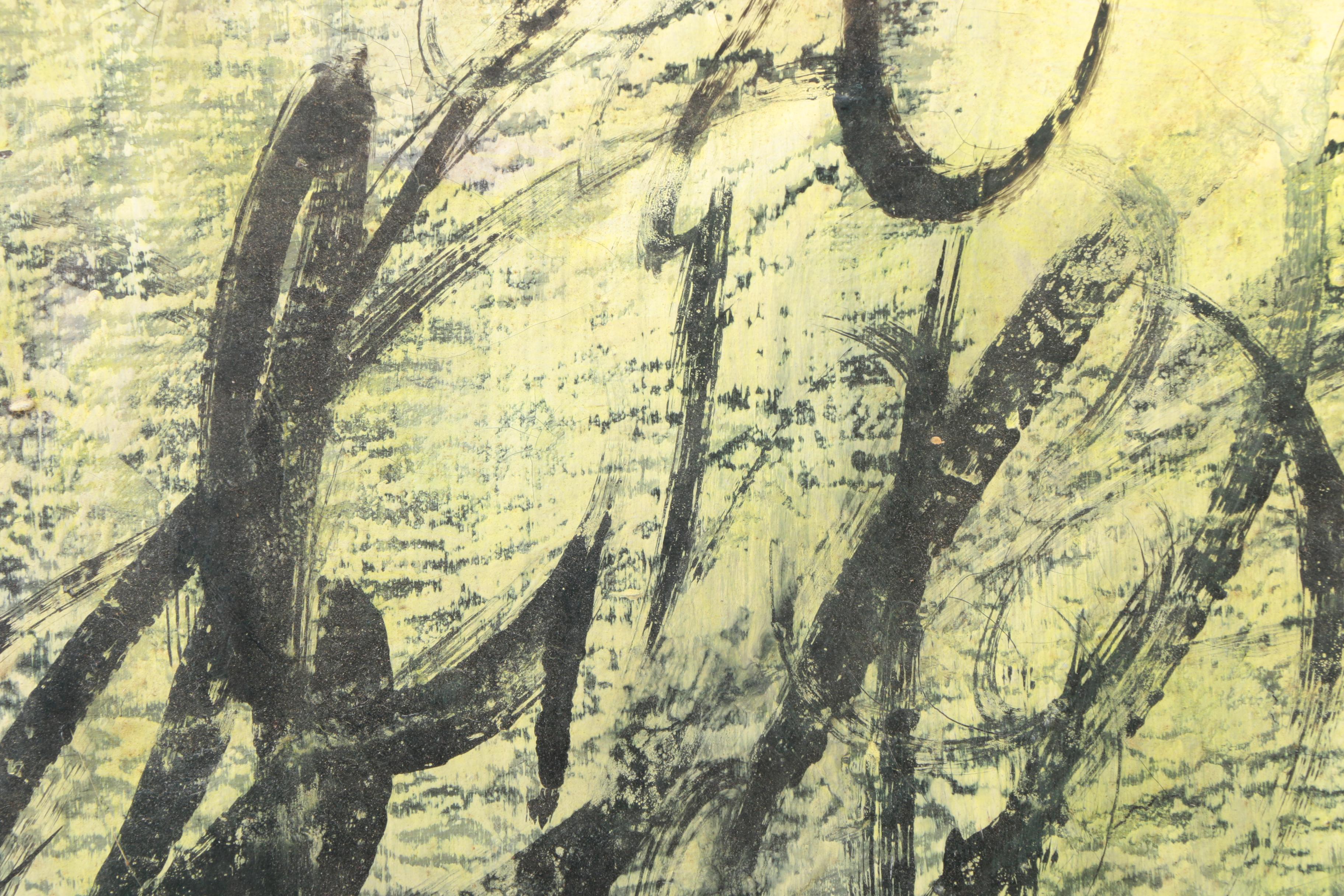 Abstract Oil Painting on Canvas