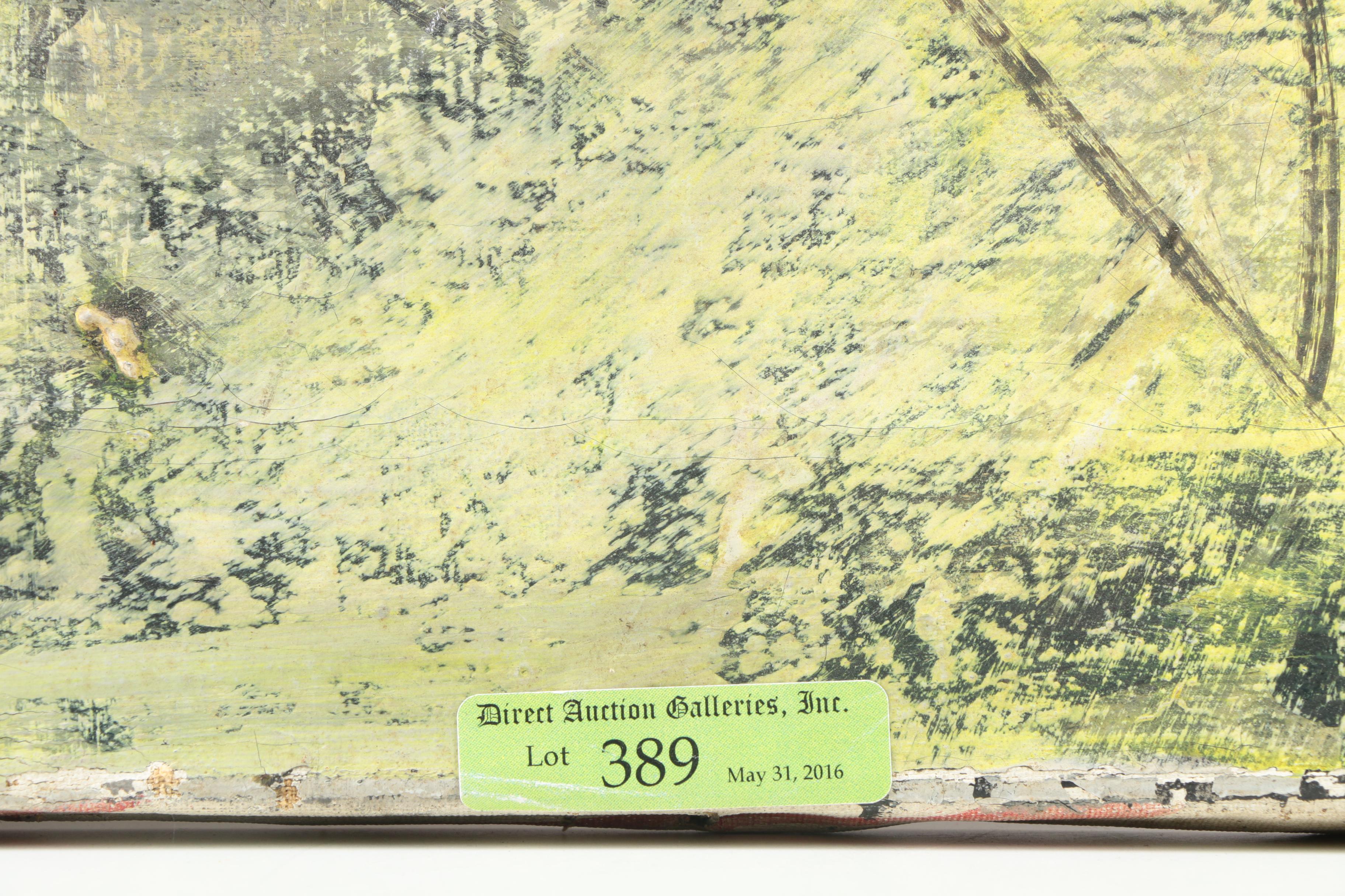Abstract Oil Painting on Canvas