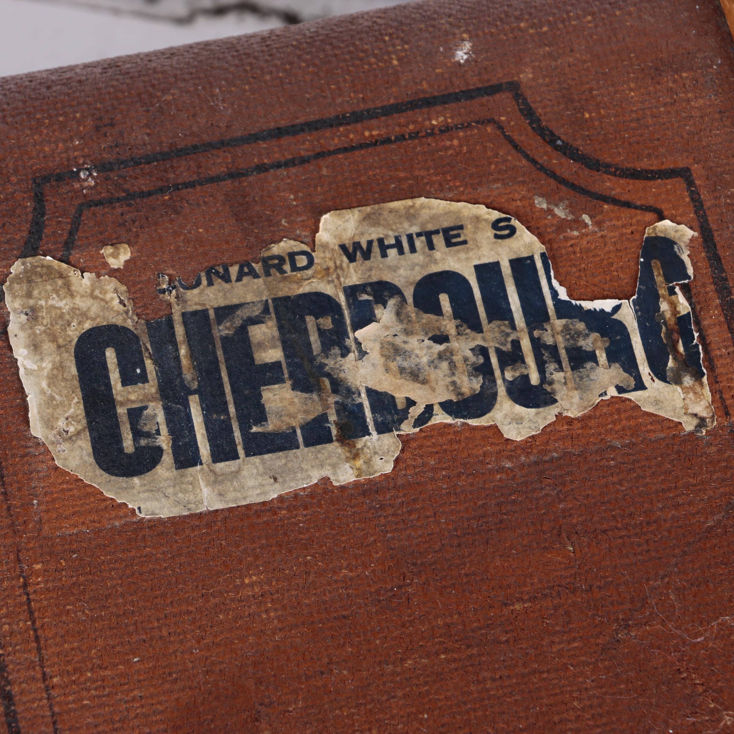 Circa Early 20th Century Large Steamer Trunk, Marked J.Keller