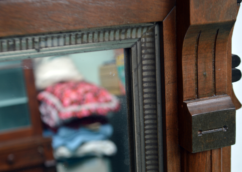 Antique Victorian Eastlake Pier Mirror