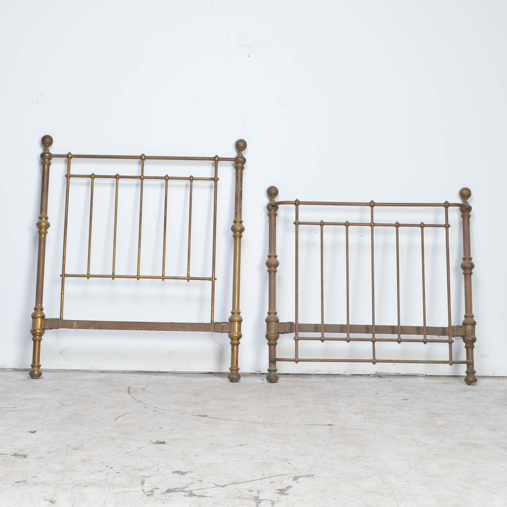 Antique Brass Twin Bed Frame