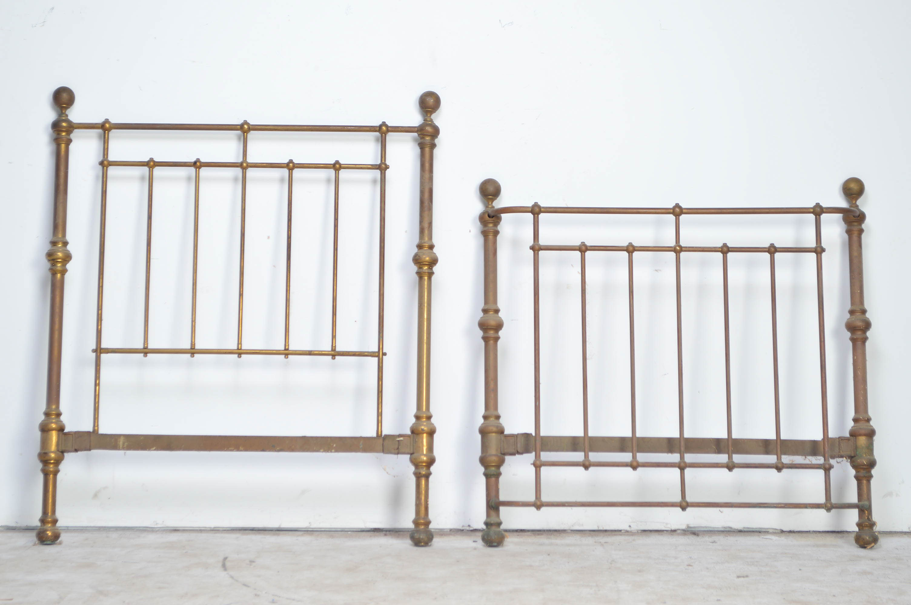 Antique Brass Twin Bed Frame