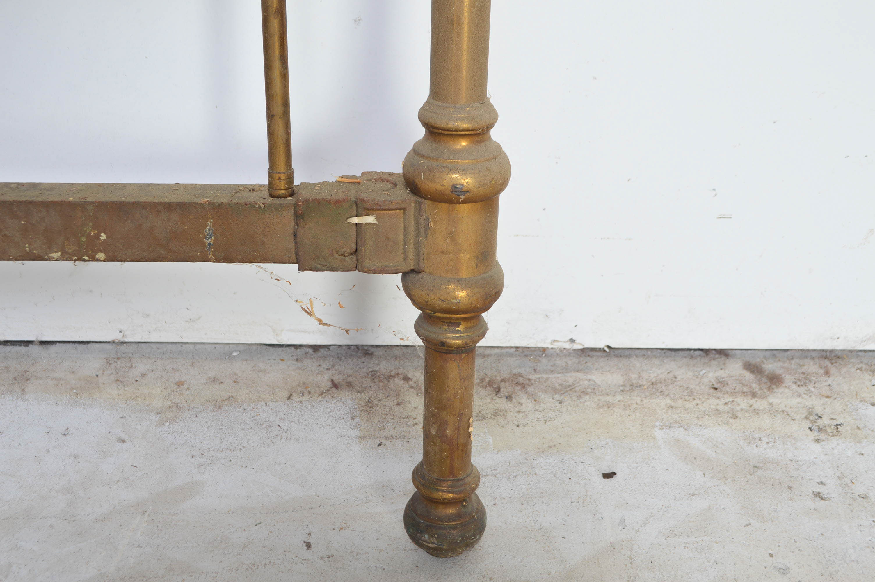 Antique Brass Twin Bed Frame