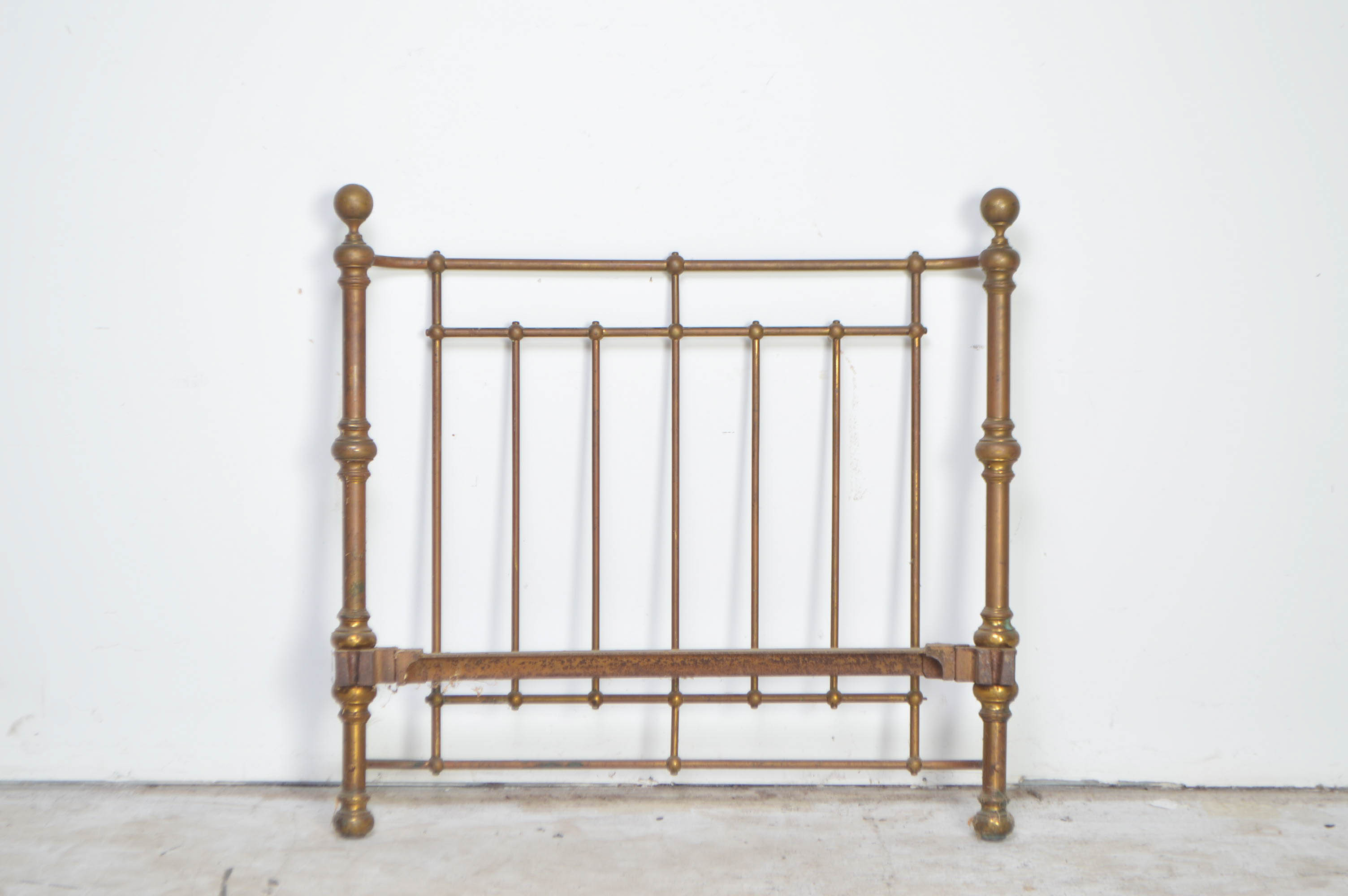 Antique Brass Twin Bed Frame