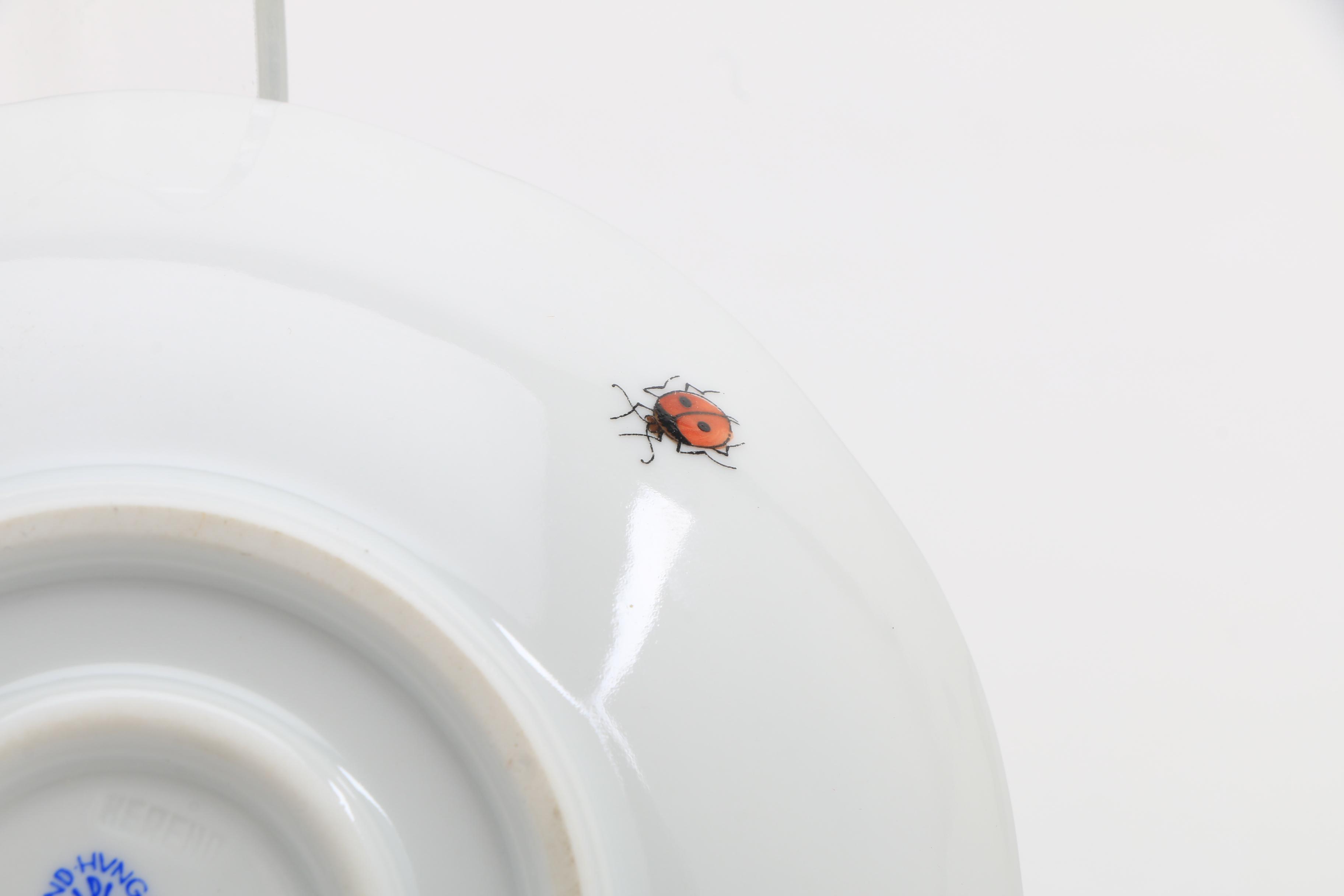 Herend Trembler Saucers, Tea Cups, and Saucers