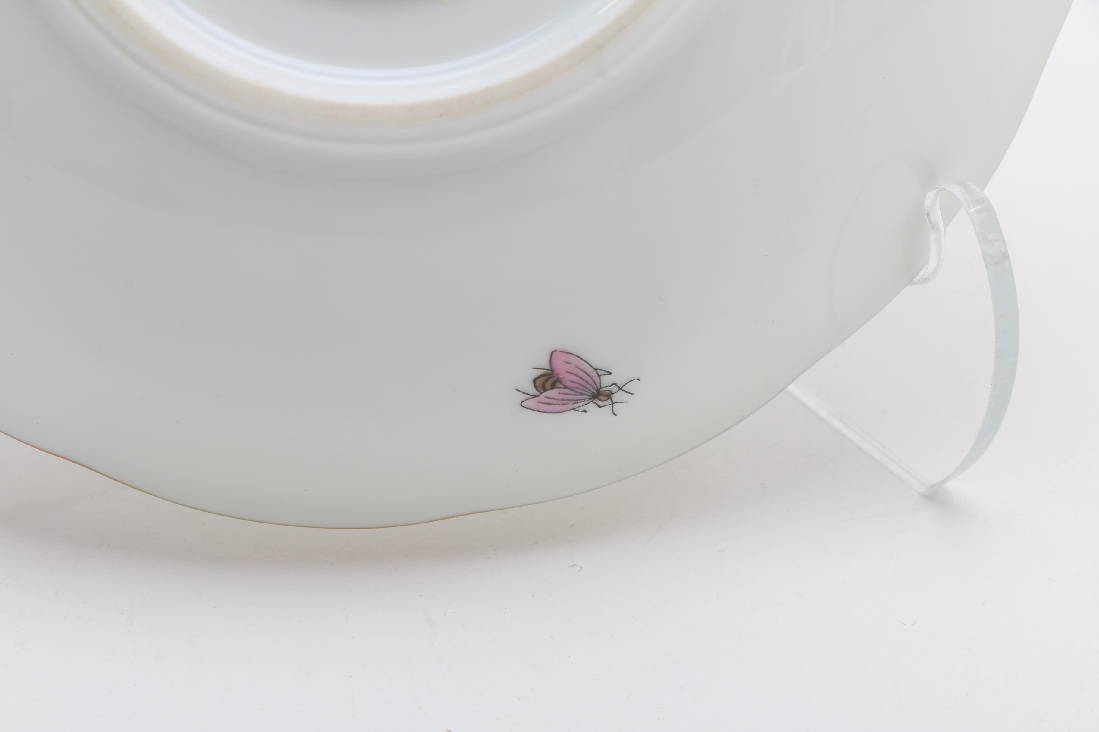 Herend Trembler Saucers, Tea Cups, and Saucers