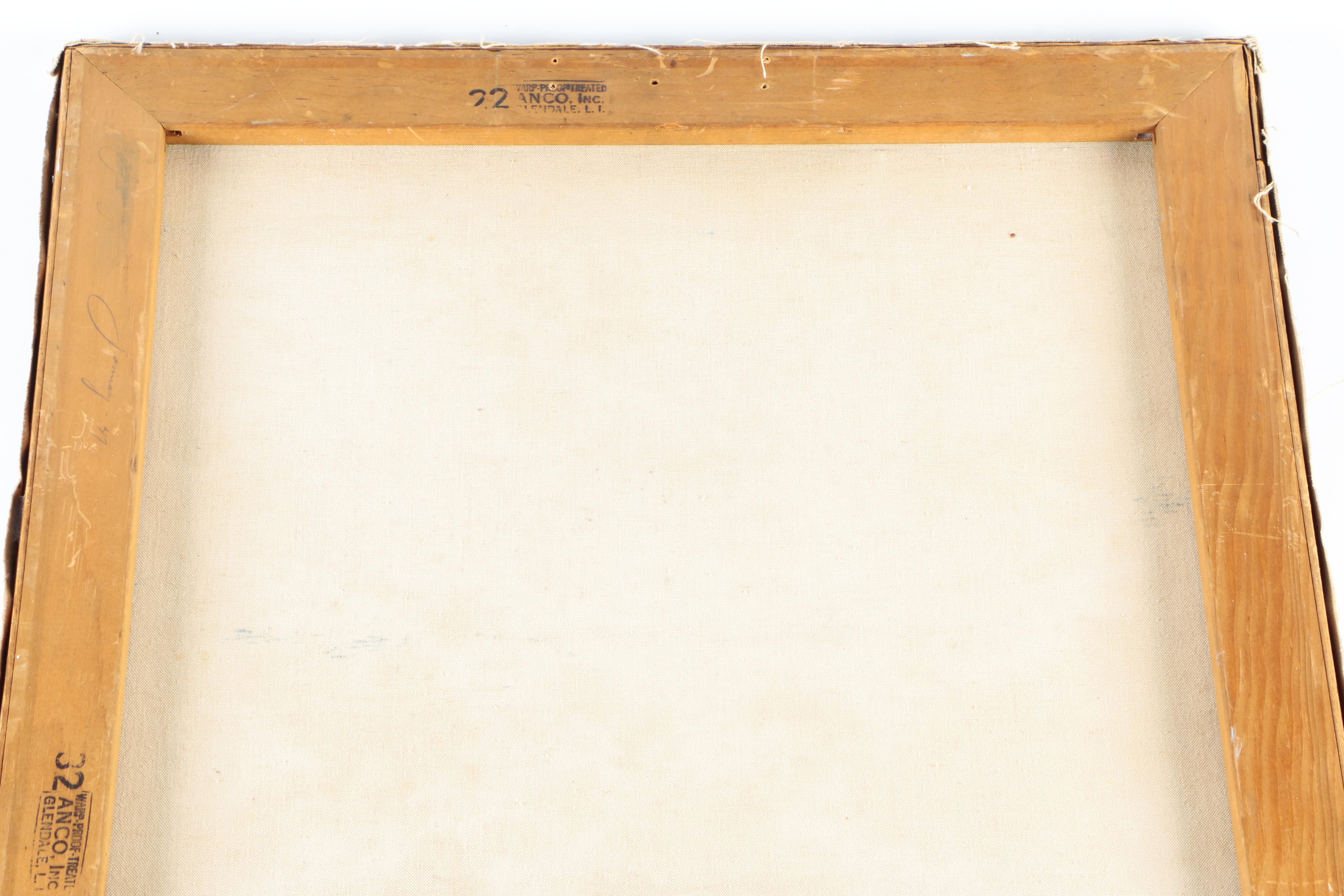 Vintage Oil Painting on Canvas of Still Life