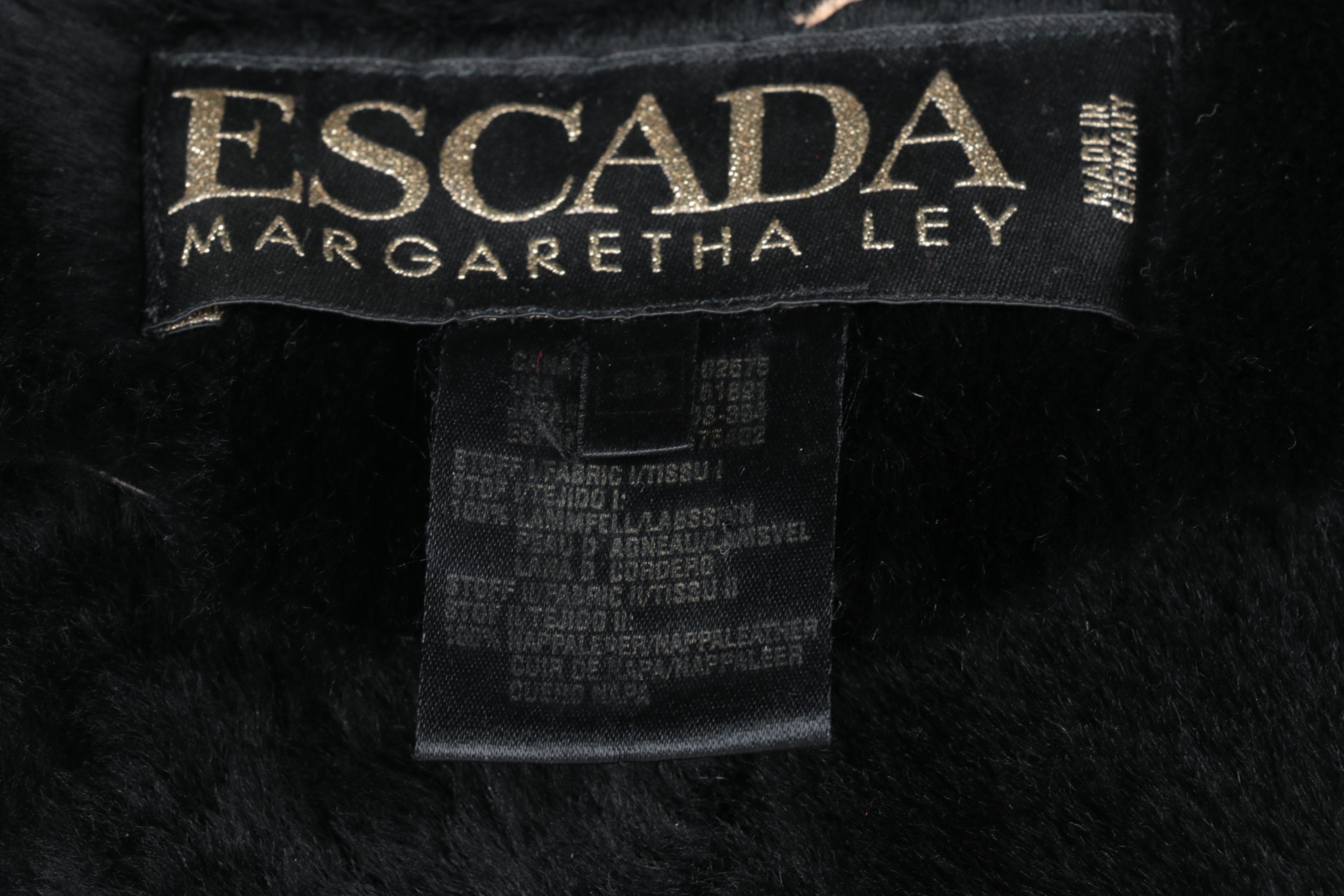 Women's Escada Margaretha Ley Leather Jacket with Shearling Lining