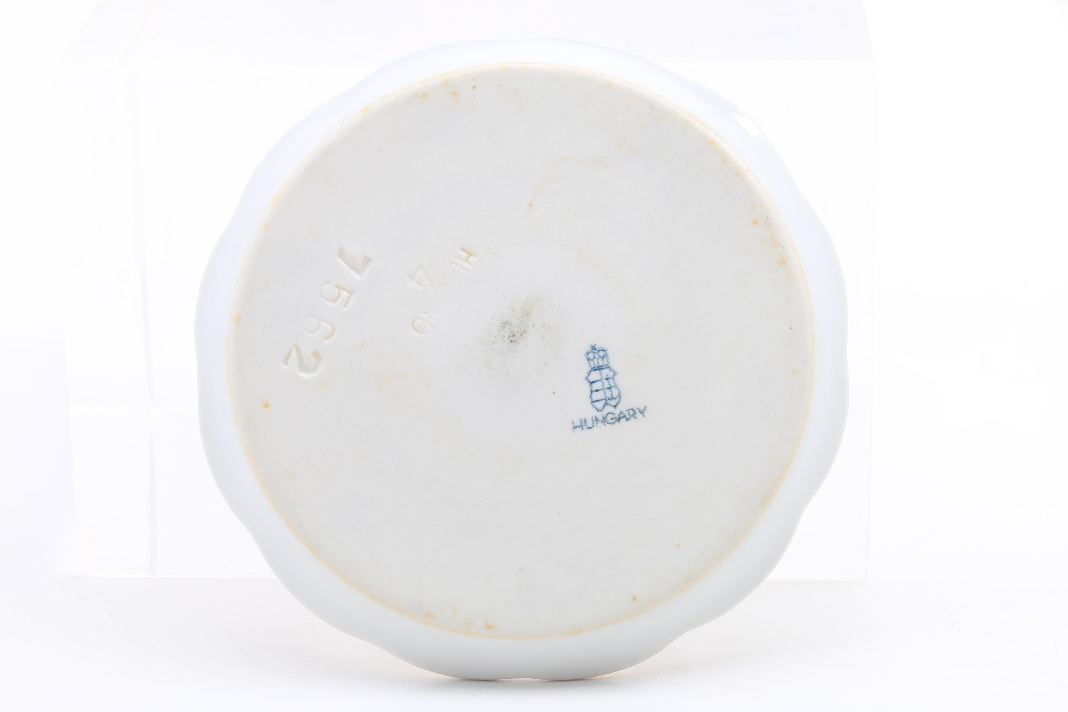 Five Herend Hand Painted Porcelain Butter Pats