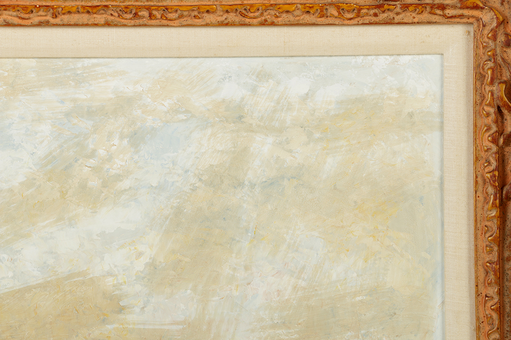 J. Shayne Acrylic Painting on Canvas Impressionist Landscape