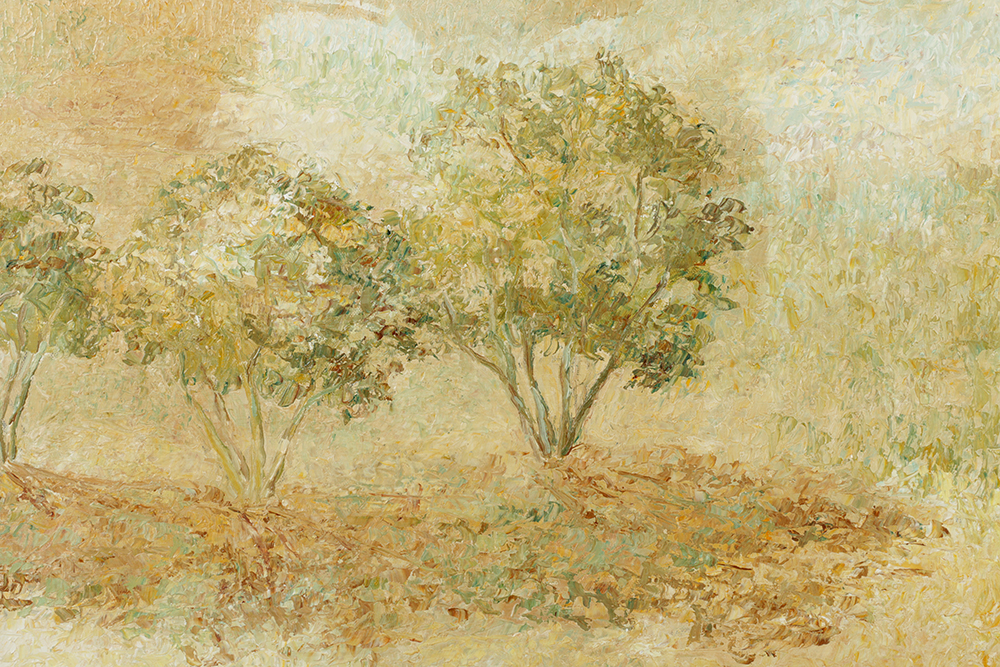 J. Shayne Acrylic Painting on Canvas Impressionist Landscape