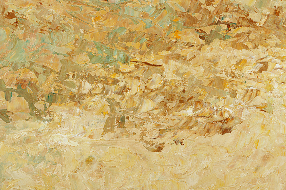 J. Shayne Acrylic Painting on Canvas Impressionist Landscape