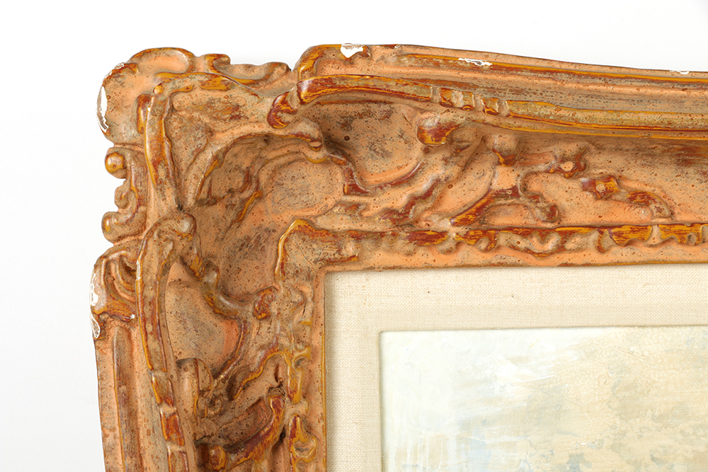 J. Shayne Acrylic Painting on Canvas Impressionist Landscape