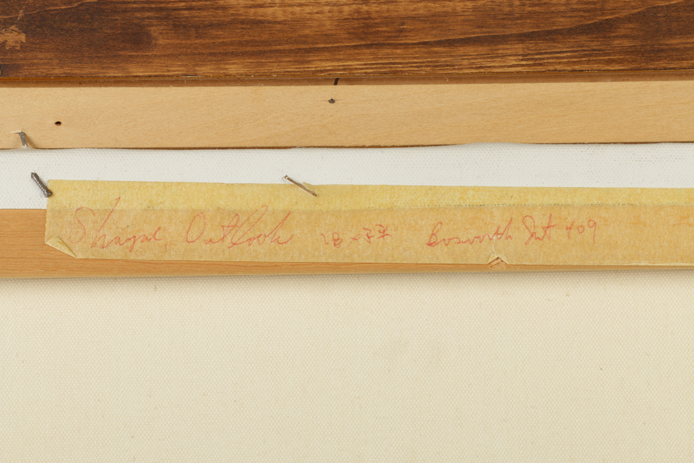 J. Shayne Acrylic Painting on Canvas Impressionist Landscape