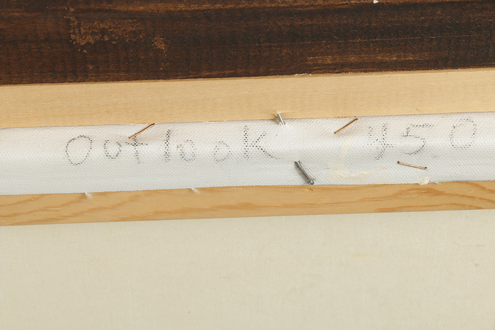 J. Shayne Acrylic Painting on Canvas Impressionist Landscape