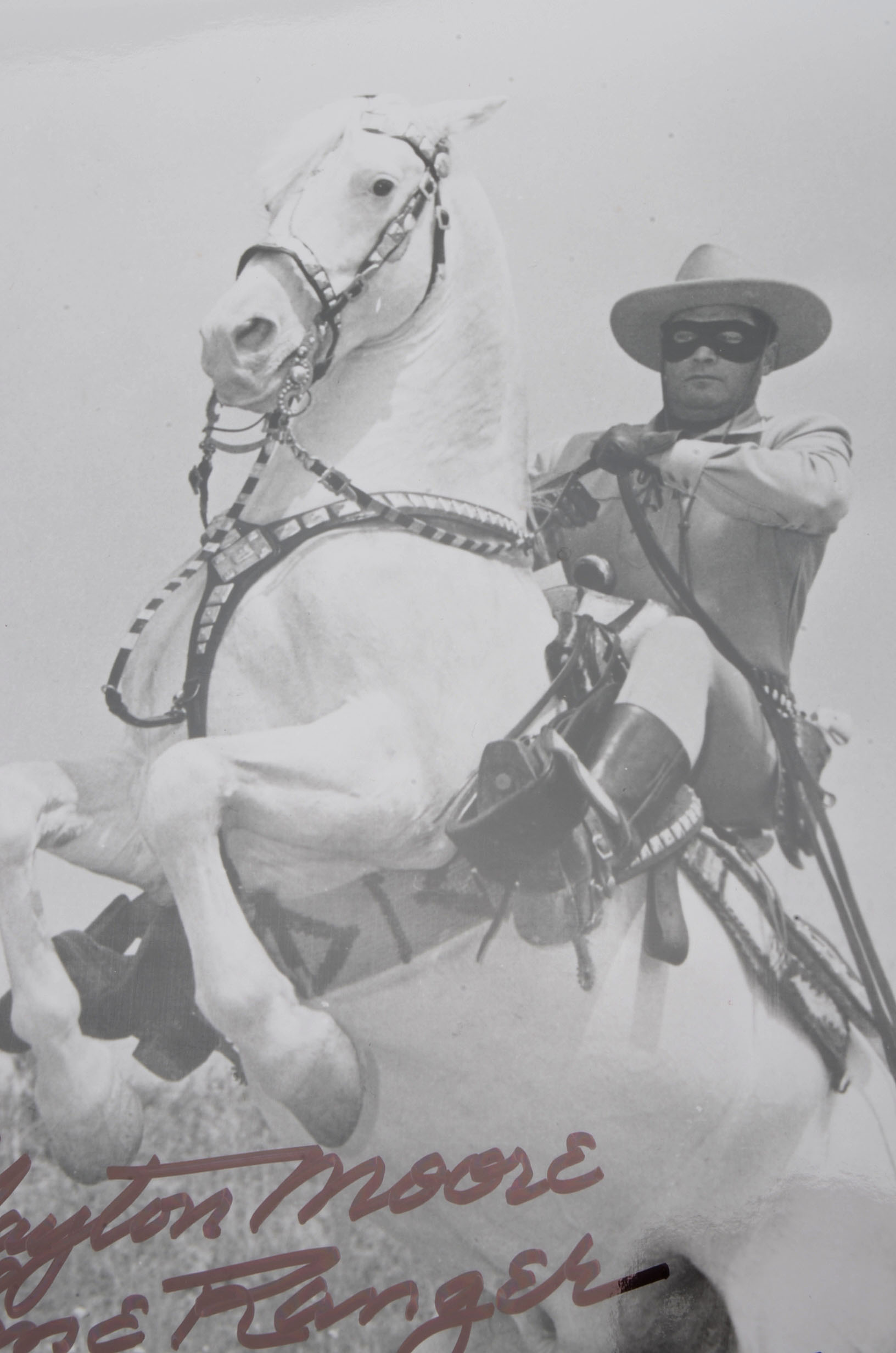 Clayton Moore "Lone Ranger" Signed Photo