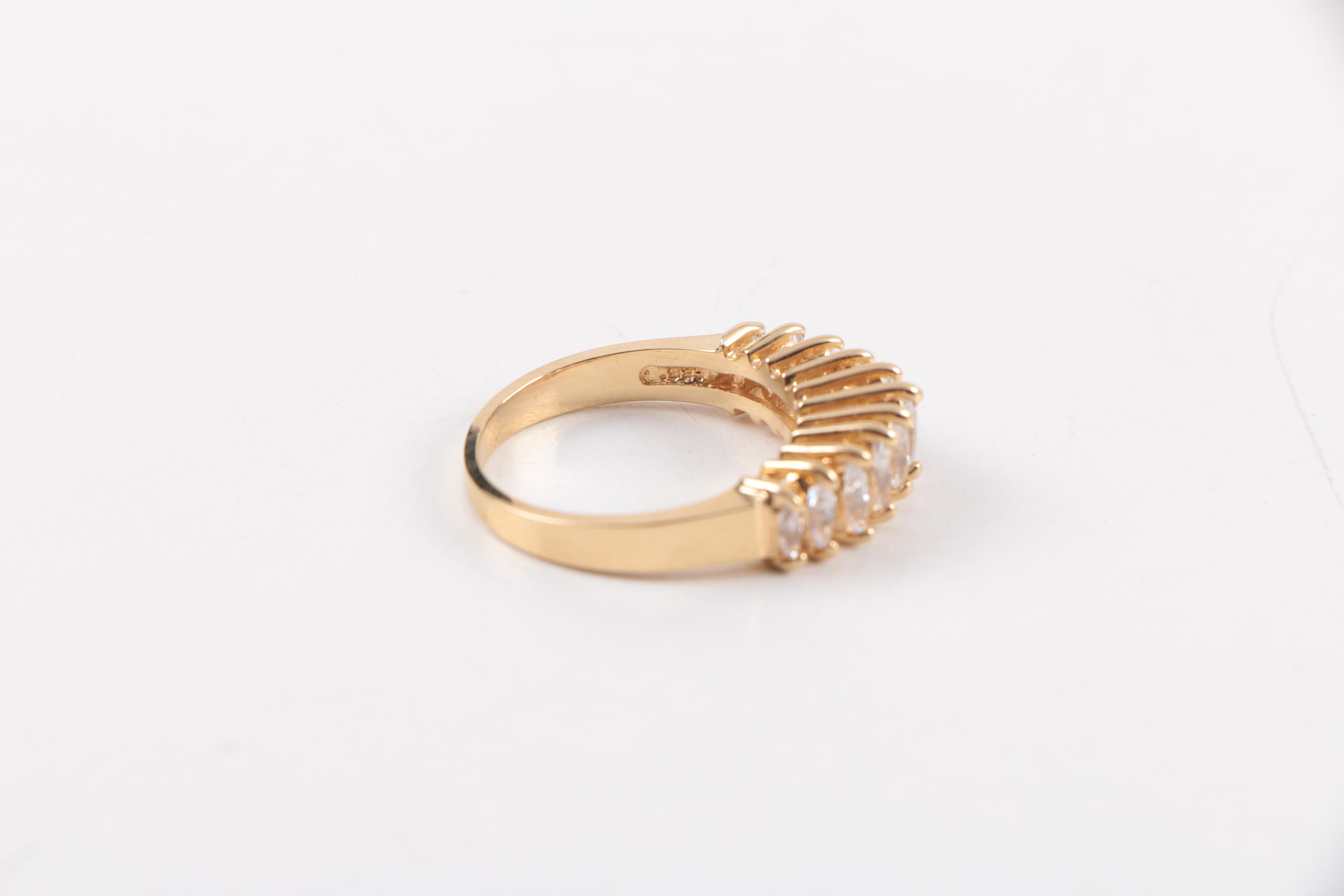 Sterling Silver Jewelry Including a Mother of Pearl Ring