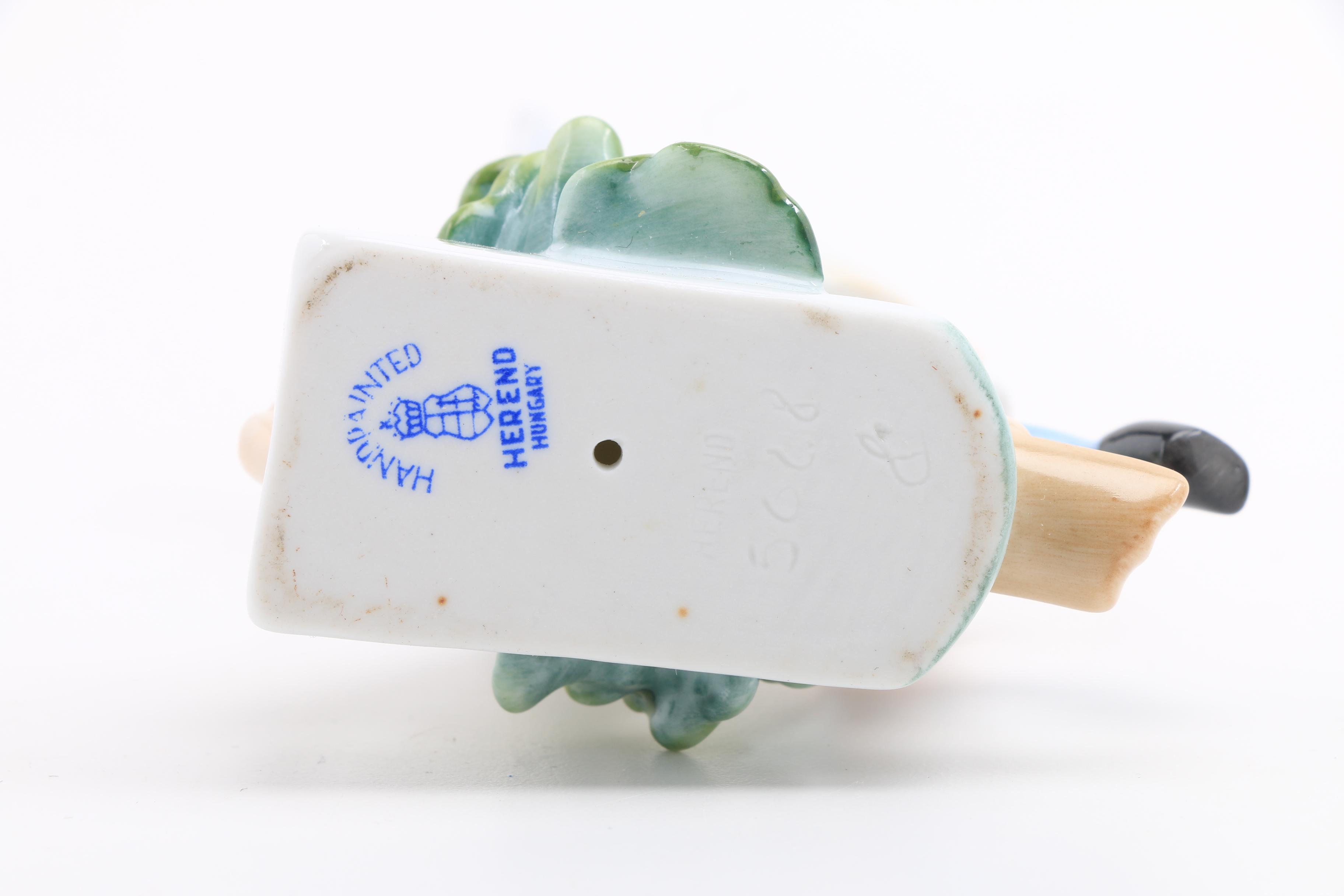 Five Herend Porcelain Miniature Figurines